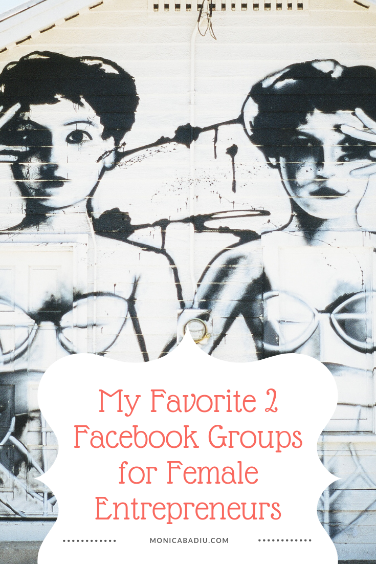 My Favorite 2 Facebook Groups for Female Entrepreneurs - see more at www.monicabadiu.com