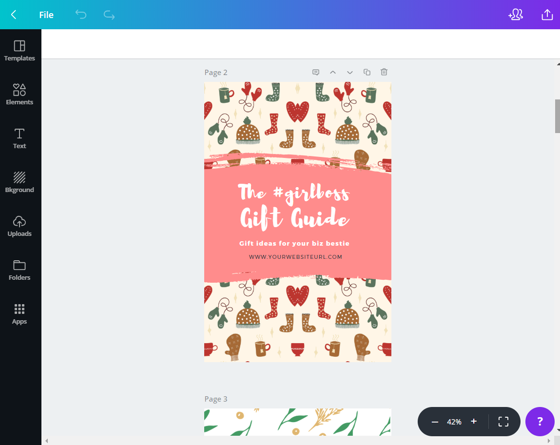 11 Gift Guide Canva Templates for Pinterest - www.monicabadiu.com