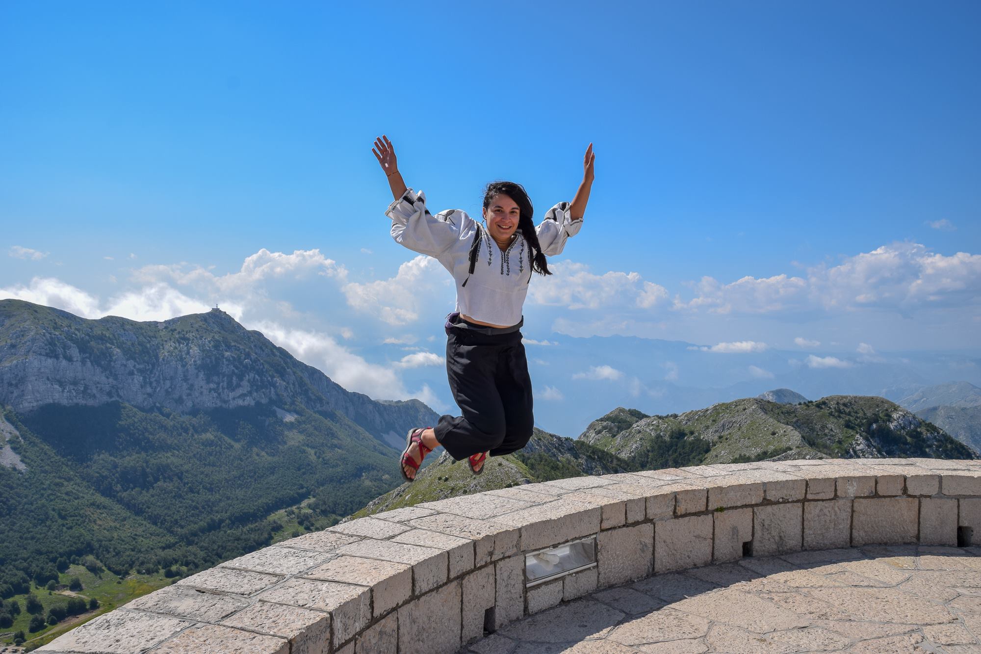 This YES thing felt scary and thrilling at the same time, much like jumping into the unknown :) Here I am in Montenegro, during my honeymoon in July.