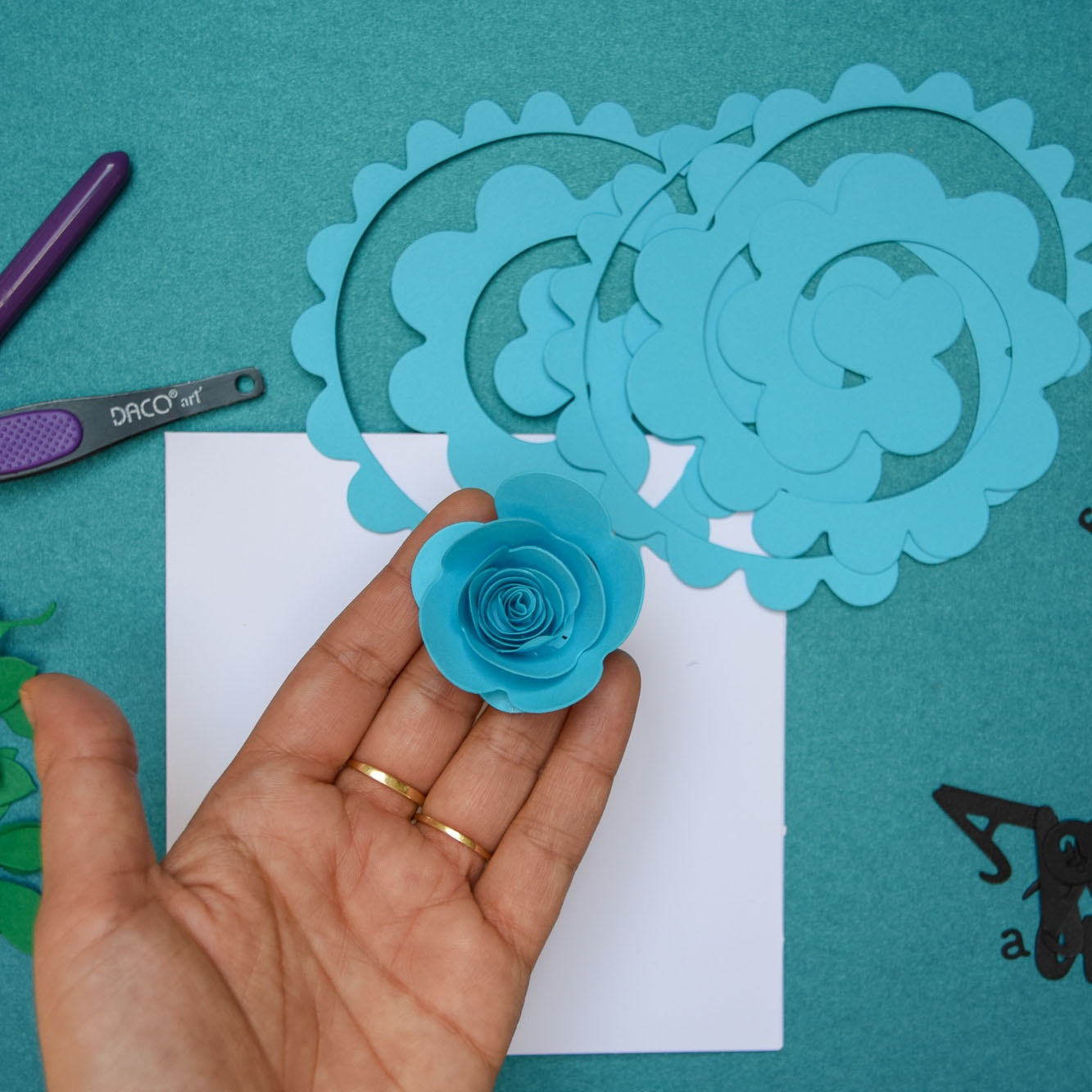 How To Make A 3d Flowers Card For Mother S Day With Sizzix Dies