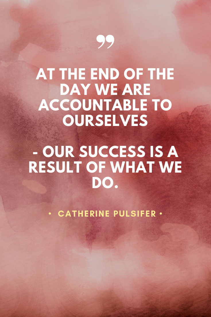 9 Accountability Quotes to Inspire Action | Motivation for Entrepreneurs via monicabadiu.com #mindset #growth #accountability #mindsetforsuccess #quotes #motivation #goals
