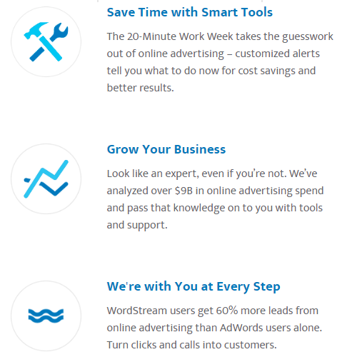 Example of benefits - driven copy