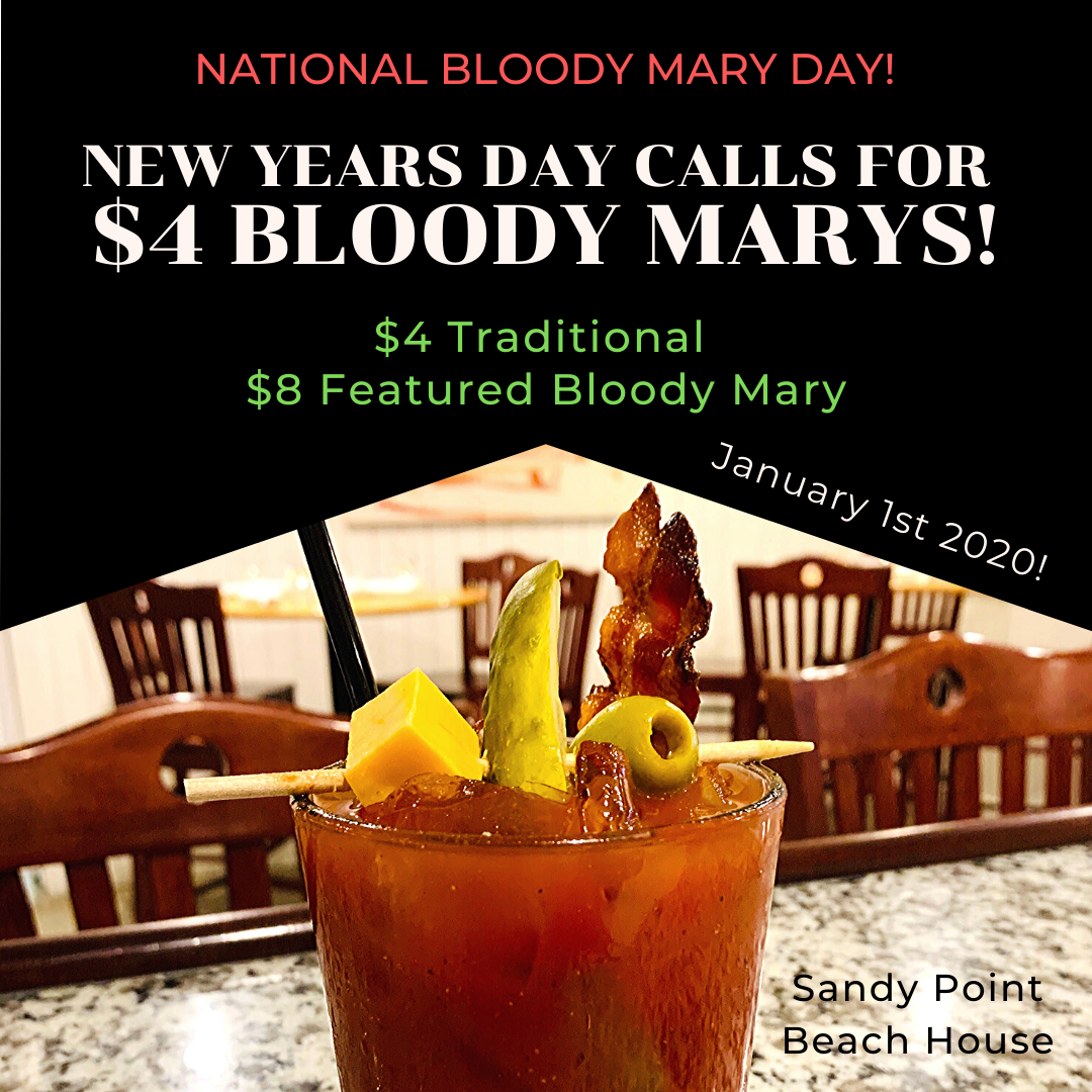 $4 Bloody Mary's!