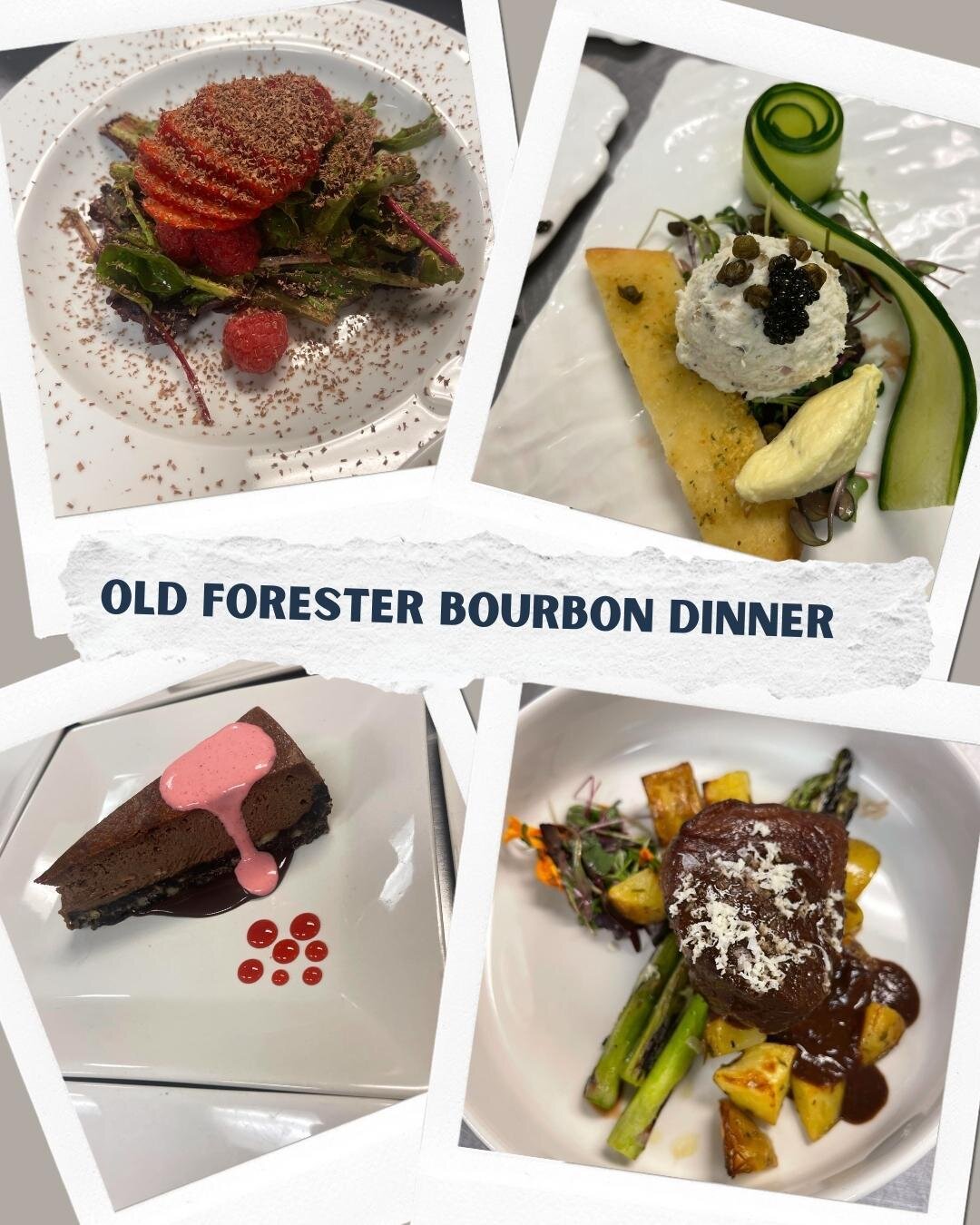 🥃 Thank you to everyone who joined us for an incredible bourbon dinner last night! 🌟🍴 Your presence made it a night to remember. We hope you enjoyed the delicious cuisine from Chef Sergio and the Culinary Team paired with the exquisite Old Foreste