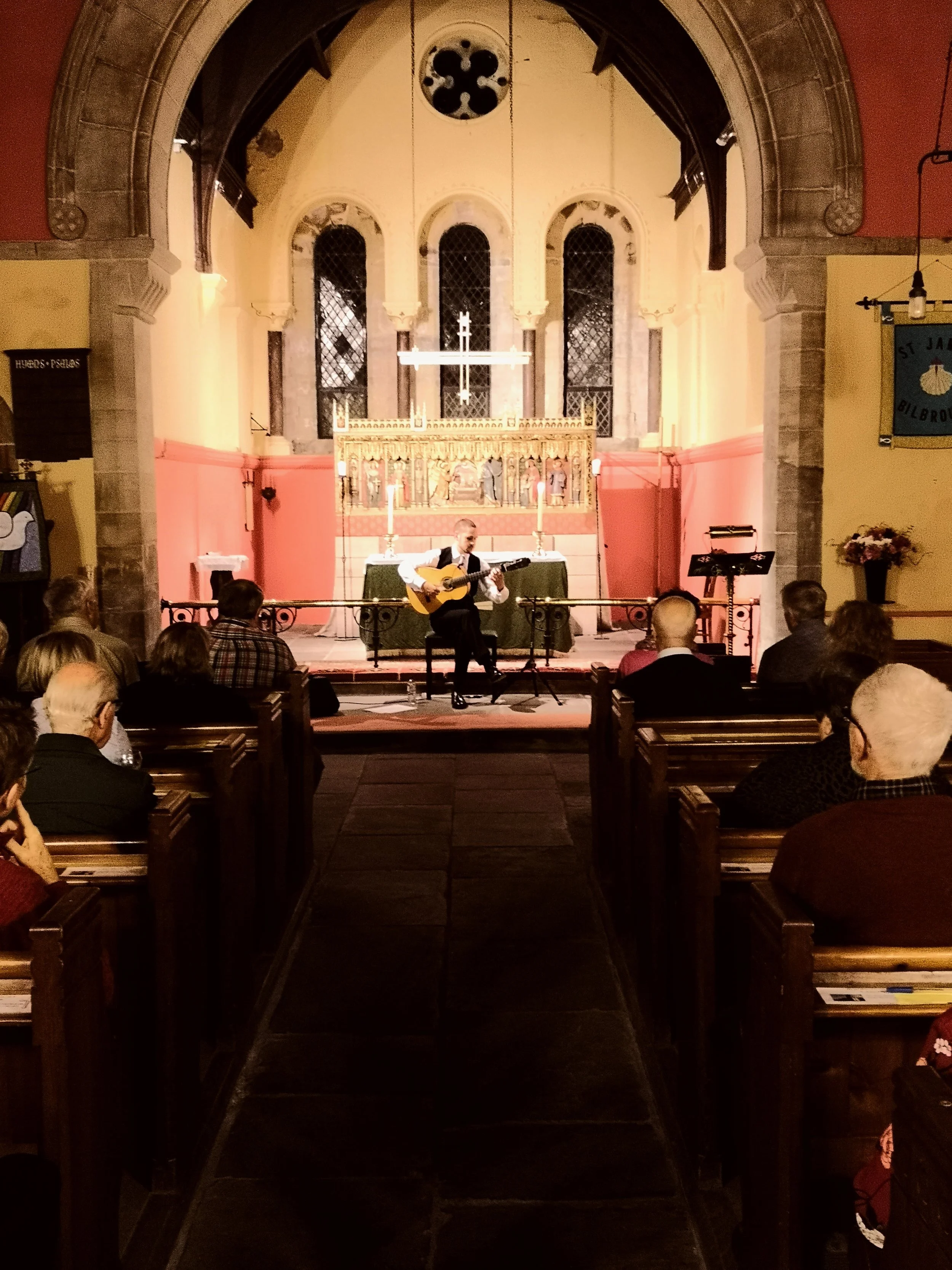 Samuel Moore live on Oct 12th in Saint James Church (Bilbrough)