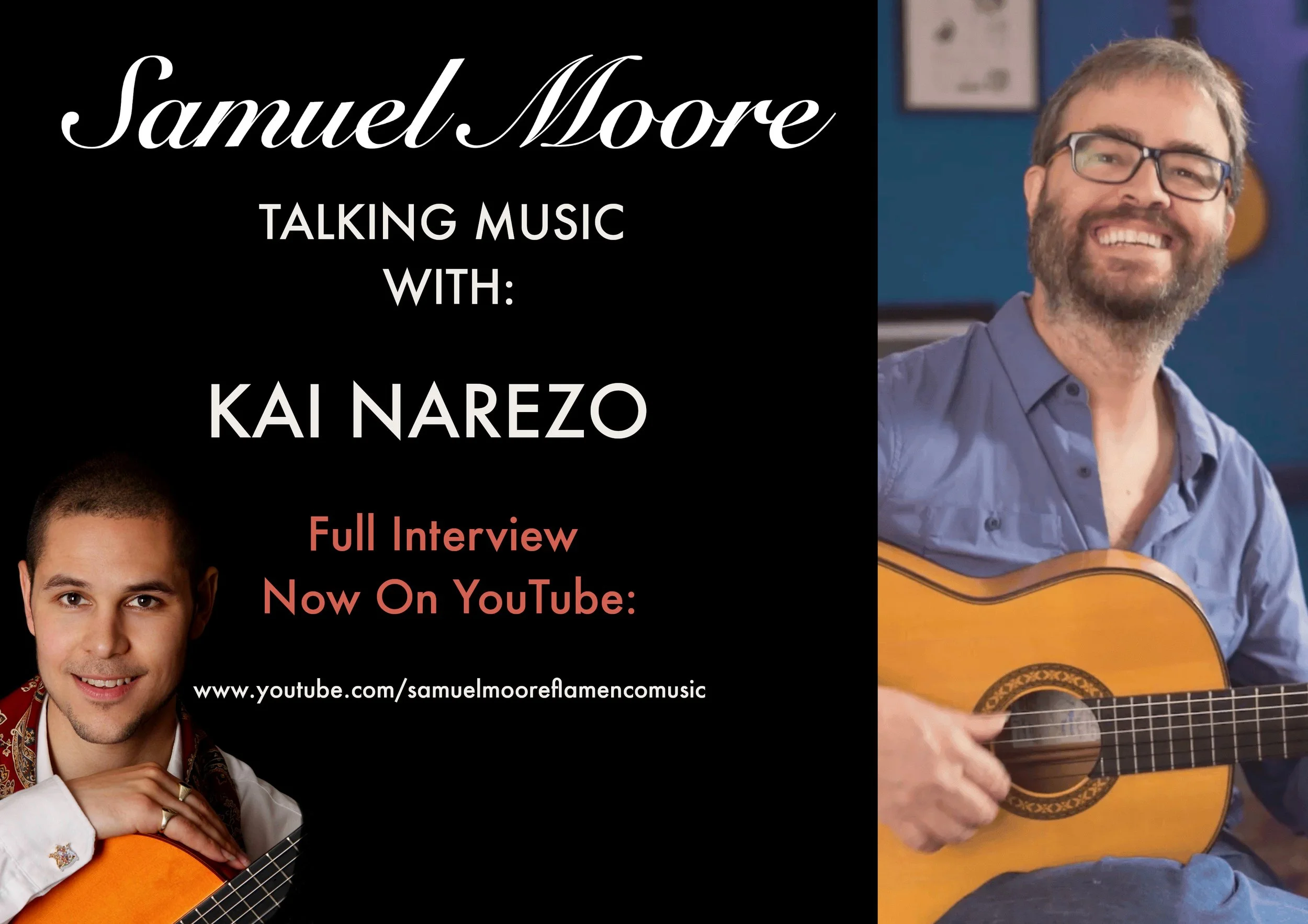      &nbsp;                

 
   The day has finally arrived! The second episode of Samuel Moore’s new YouTube show ‘Talking Music’ (the show where you get to enjoy long-form discussions with superb and fascinating musicians) has just premiered!  ‘E