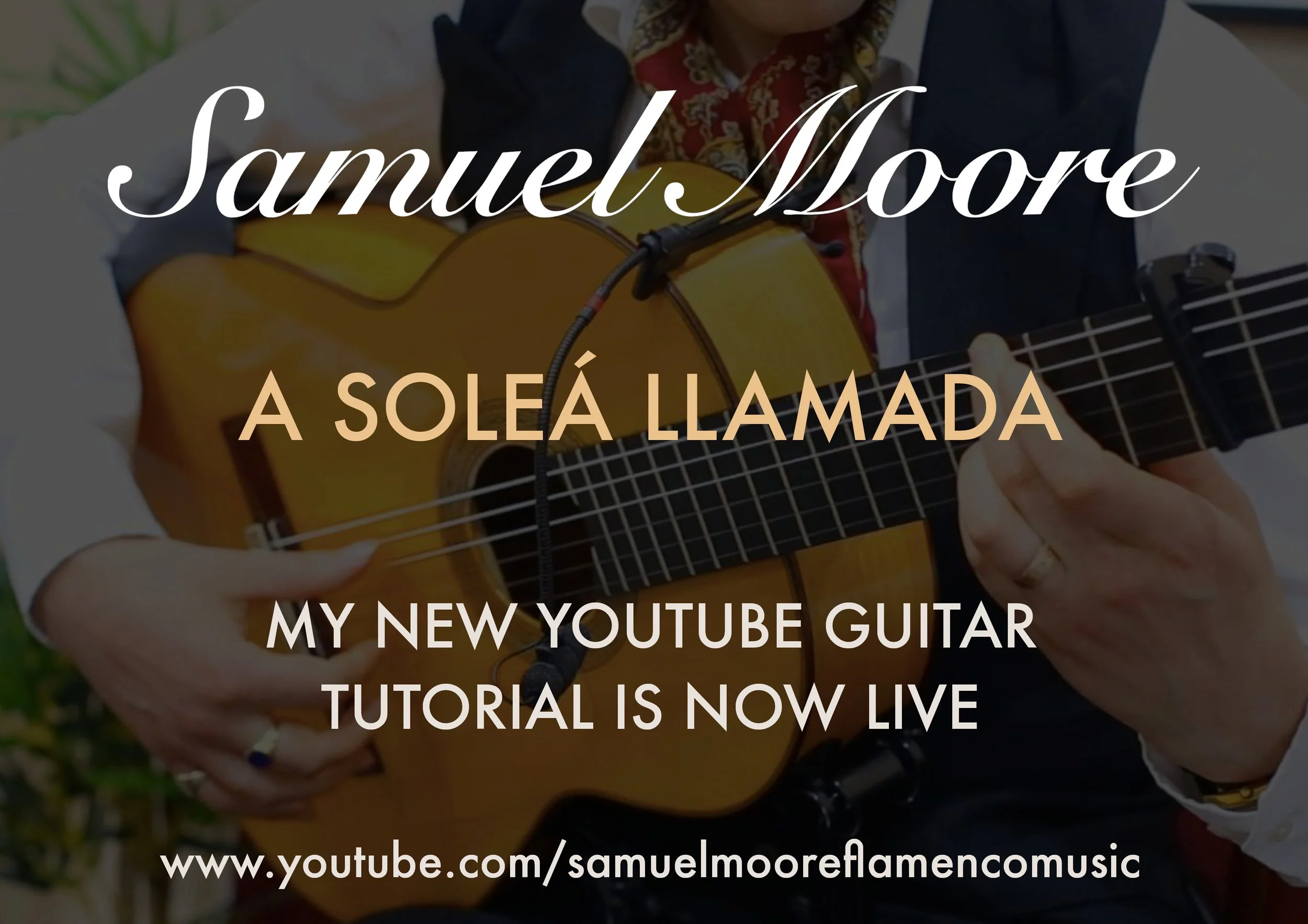      &nbsp;                

 
   Over the past few months many flamenco guitar students have been in touch to ask about llamadas. With this in mind, Samuel has just put out the first in a series of free YouTube tutorials that unpacks this subject!  