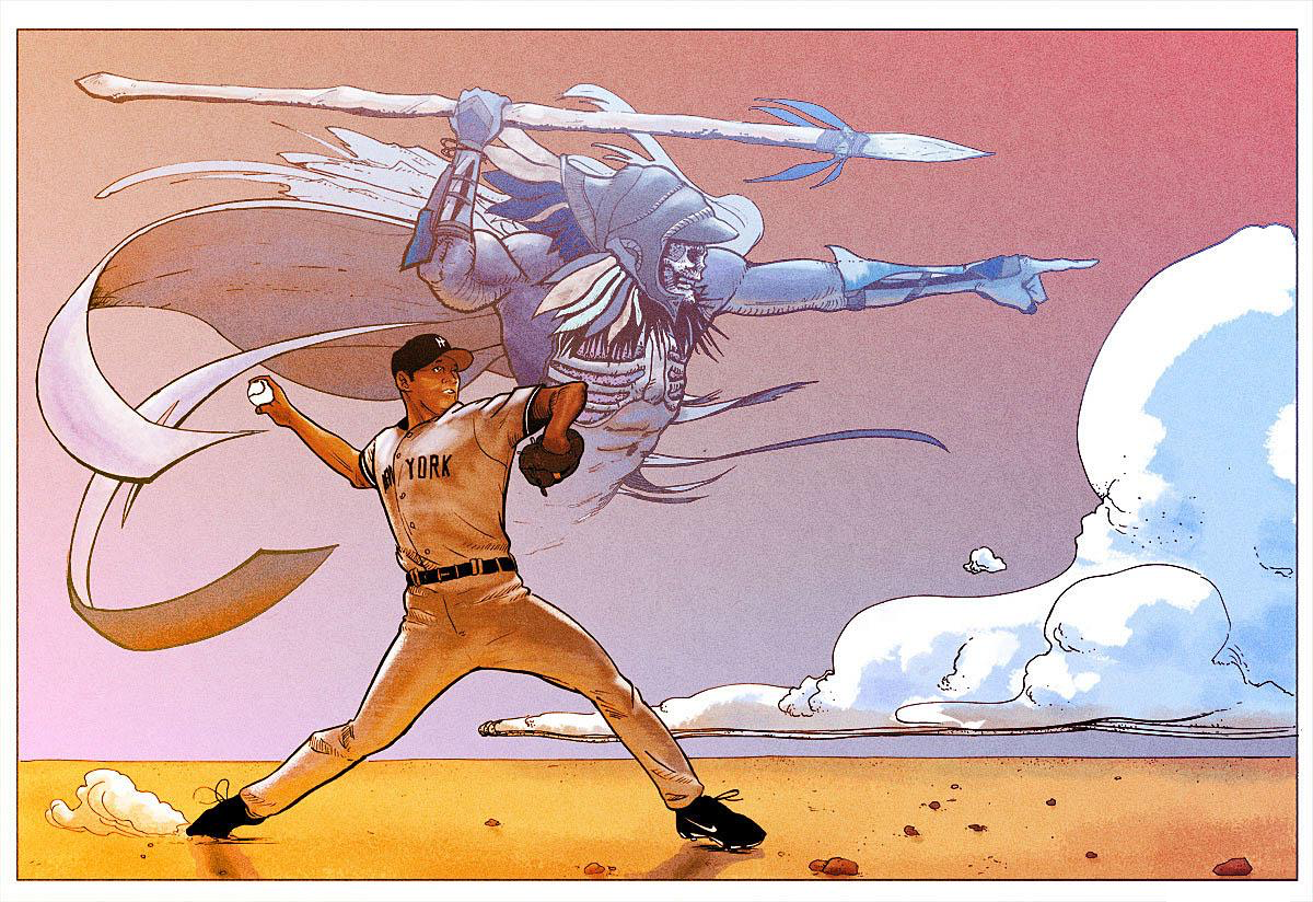 Ink, digital colors for bronxbanterblog.com