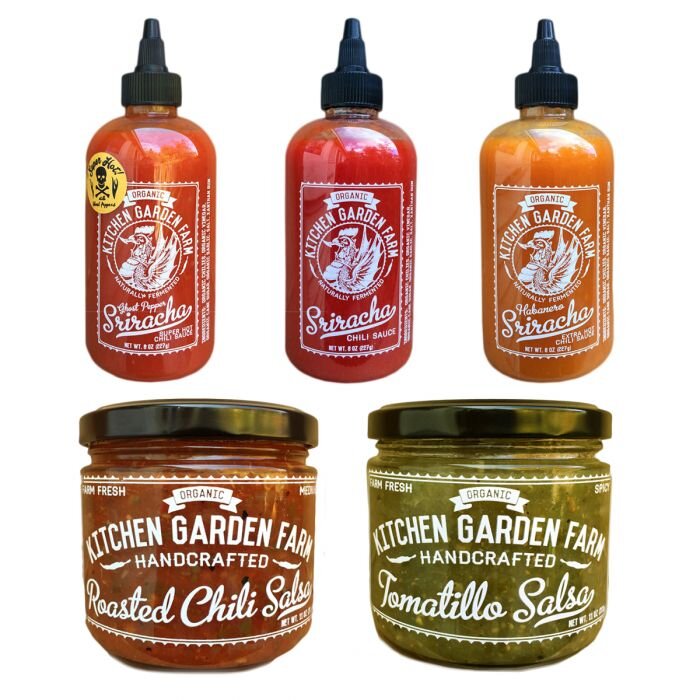Sriracha And Salsa Set The Kitchen Garden