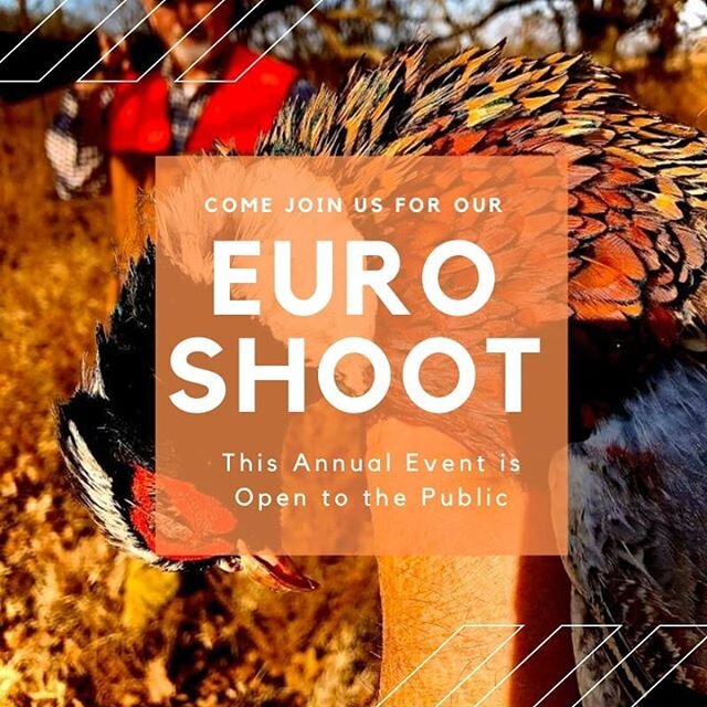 So in honor of National Bird Day we are posting this e-vite to our very own Annual Open to the Public European Shooting Event! Details to follow, don't miss your chance to sign-up and join us in the field for this awesome hunt!
#nationalbirdday
#bird