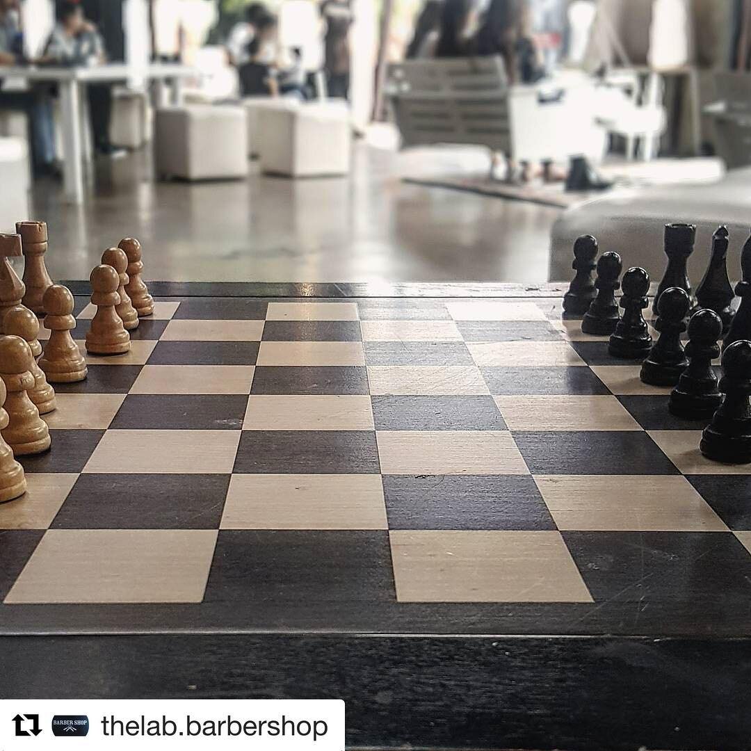 Have you checked out our #barbershop yet? Women get glammed up while your guy gets treated like a #king next door! 👑#Repost @thelab.barbershop with @repostapp
・・・
Stop by for a fresh cut &amp; chess game w/ one of our talented barbers and men's groo