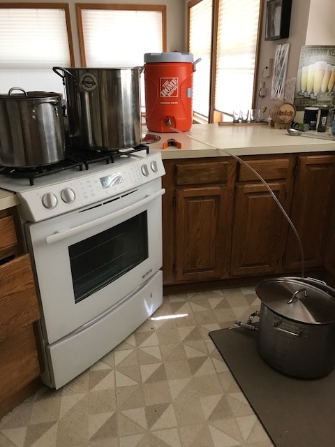 Nancy's home brew set up