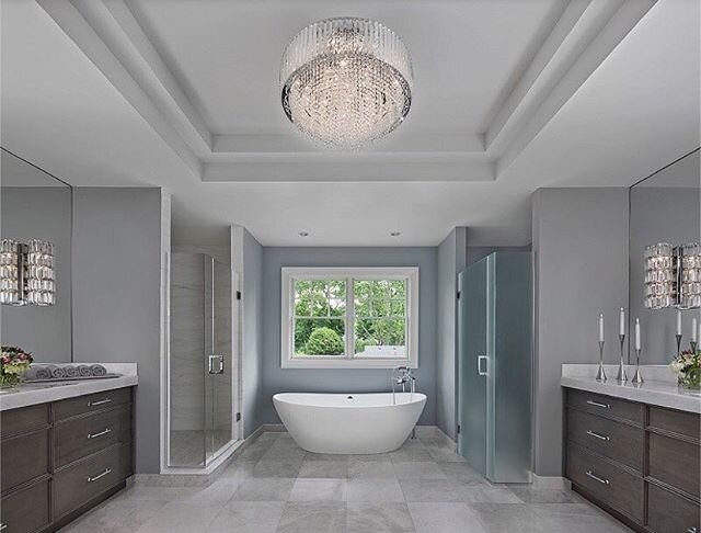 Check out The Big Edit on the Michigan Design Center website for tips on how to streamline a space, and how music and interiors relate. Link in bio.  Repost from @michigandesigncenter
&bull;
This streamlined bath by Katie Rodriguez, owner of Birmingh