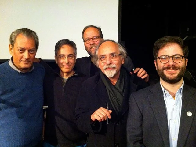 With Paul Auster, David Mazzucchelli, Art Spiegelman, & Bill Kartalopoulos .