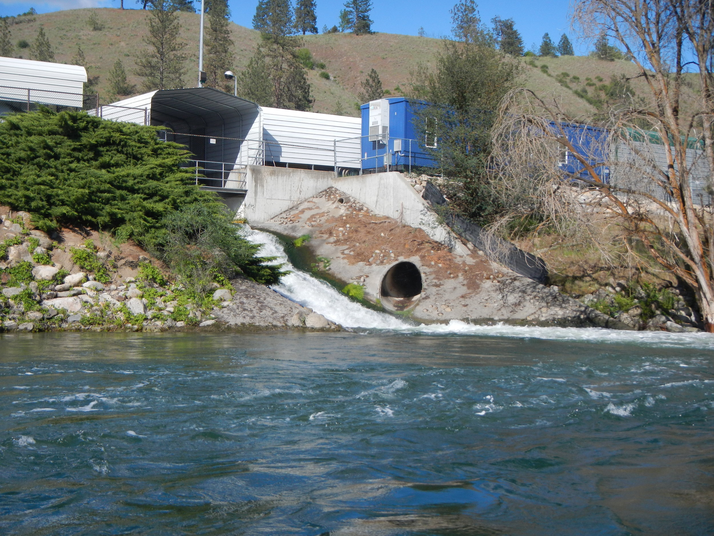Discharge from Spokane WWTP.JPG