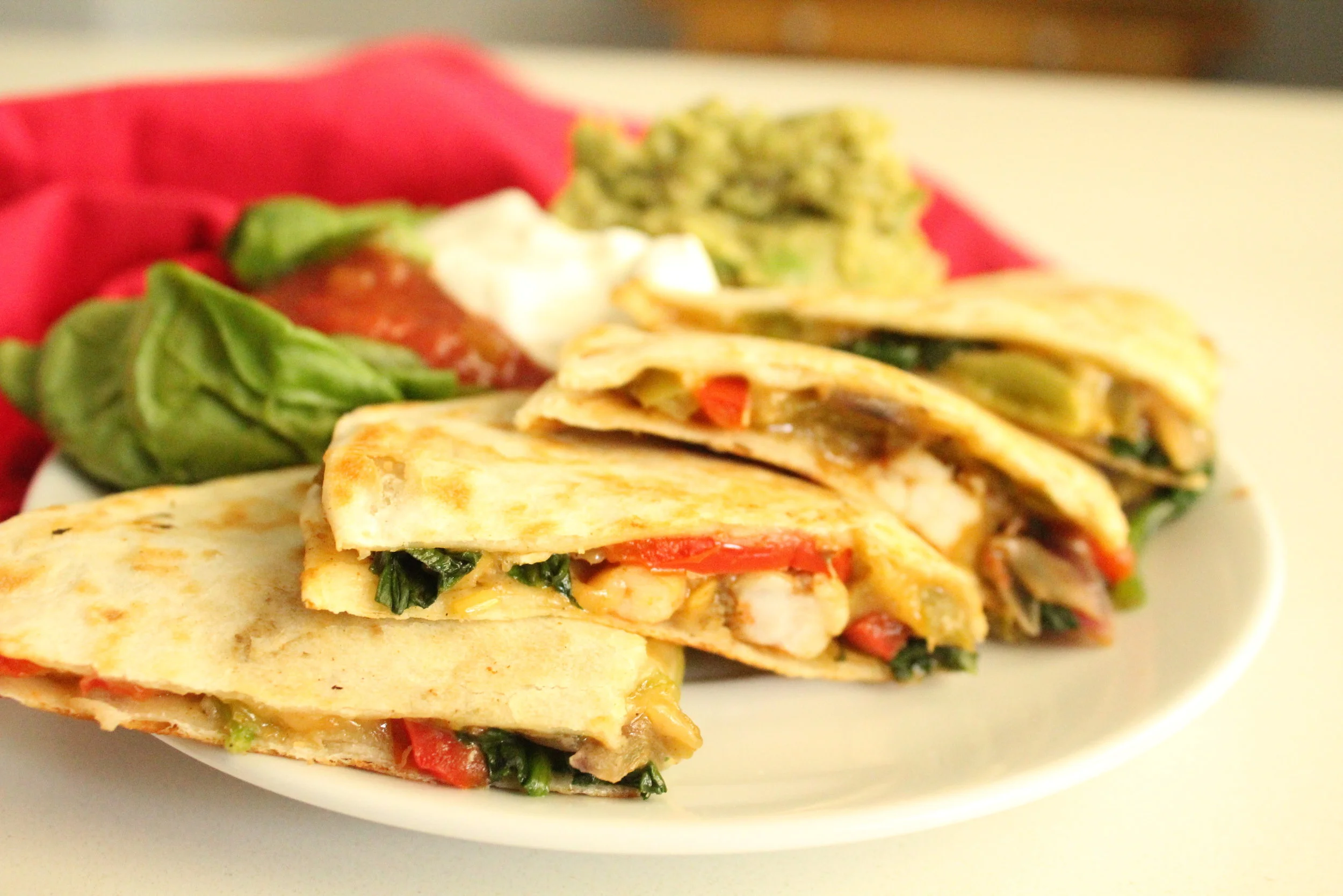 Slammin’ Shrimp Quesadilla