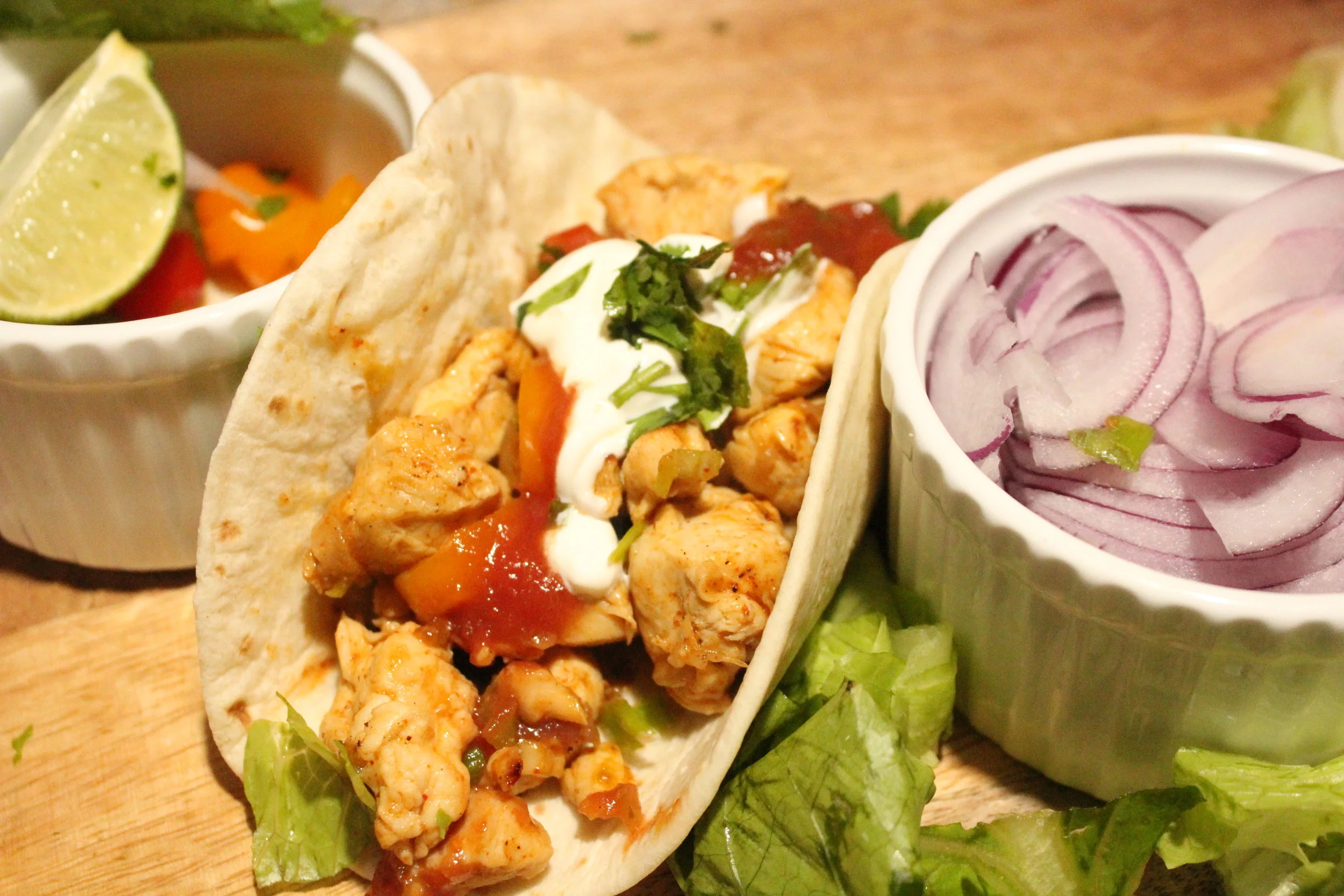 Quick Chicken Tacos