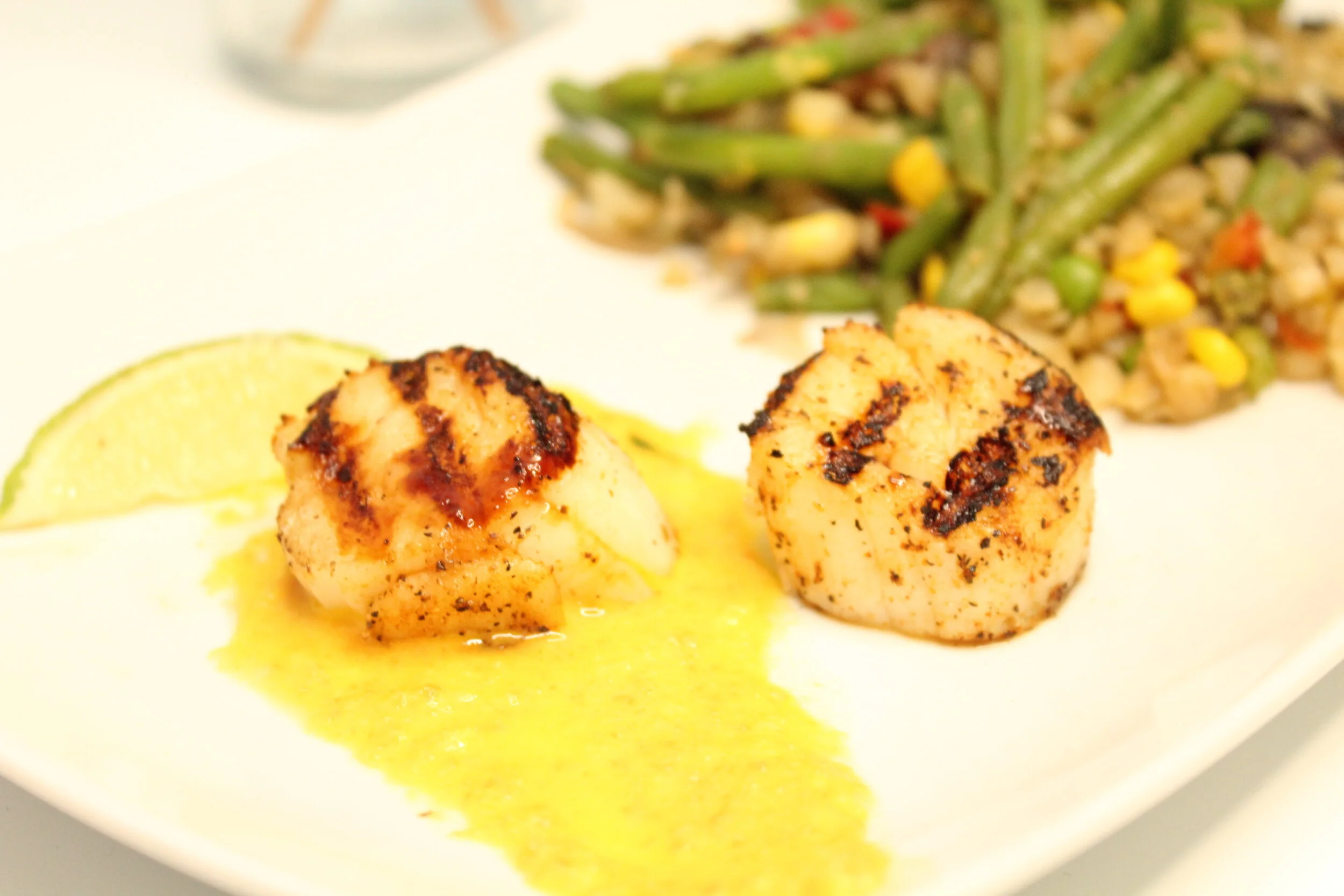 You Fancy Huh? Scallops In Citrus Ginger Sauce