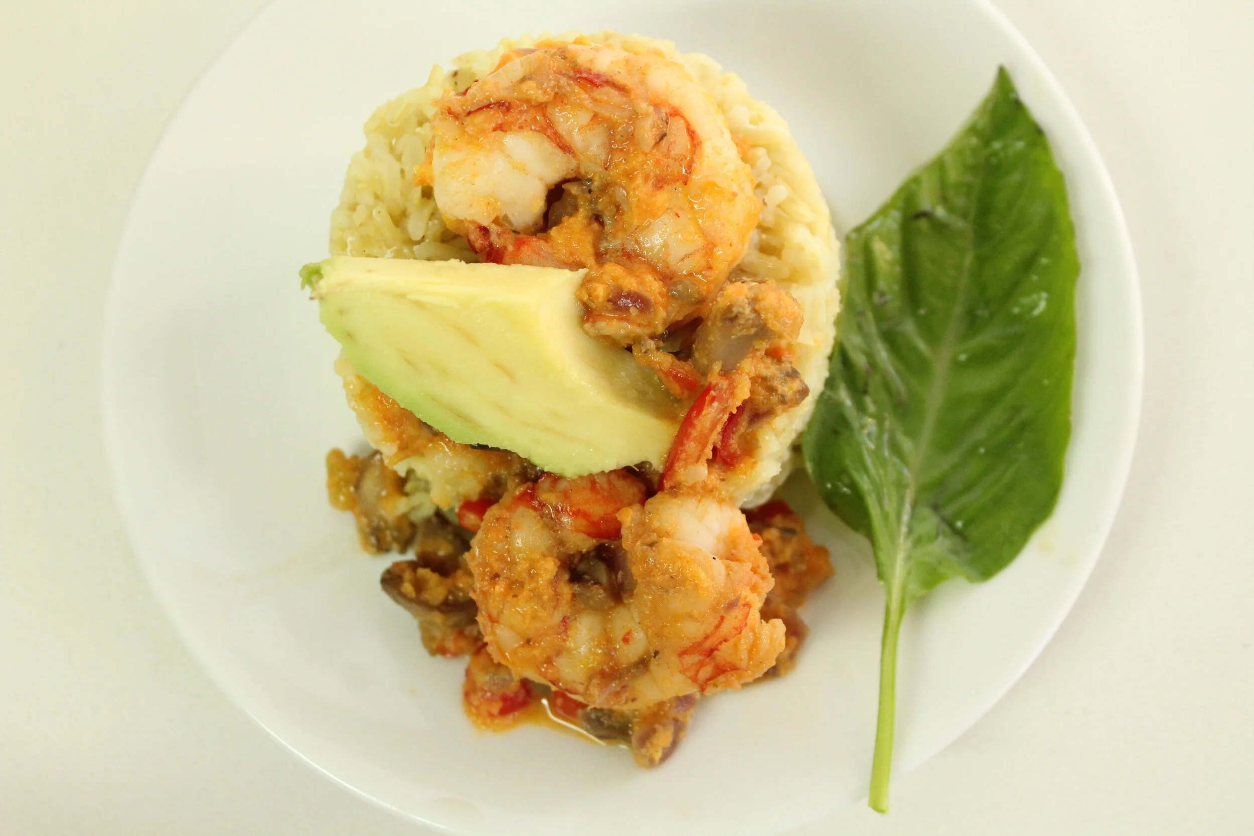 Sautéd Shrimp with Carrot Ginger Sauce