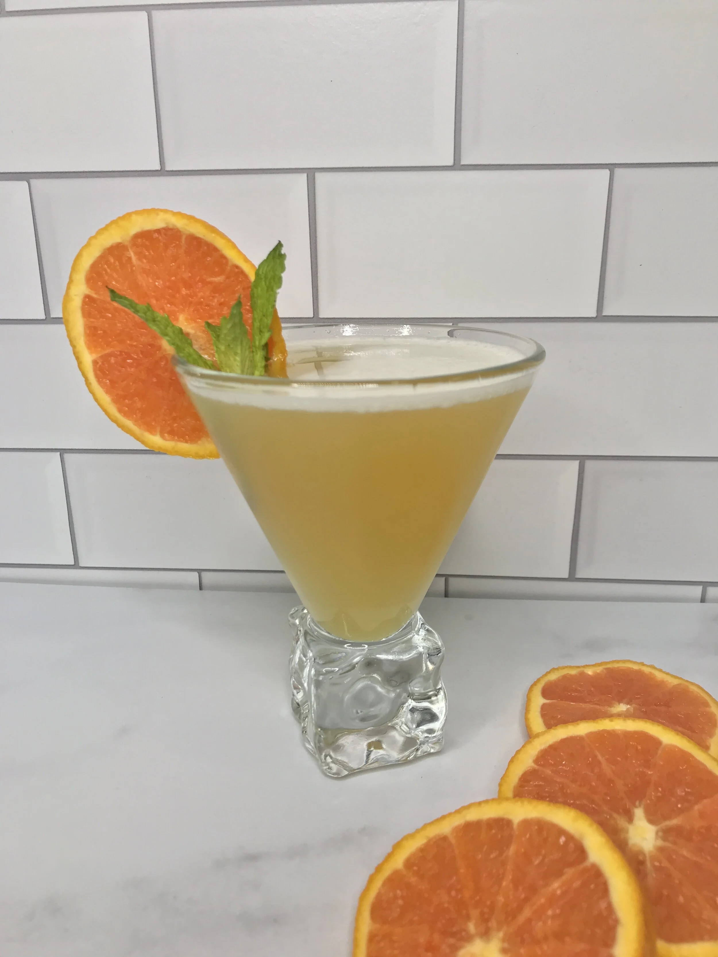 The Shop Signature Cocktail (Blood Orange Pineapple Old Fashioned)