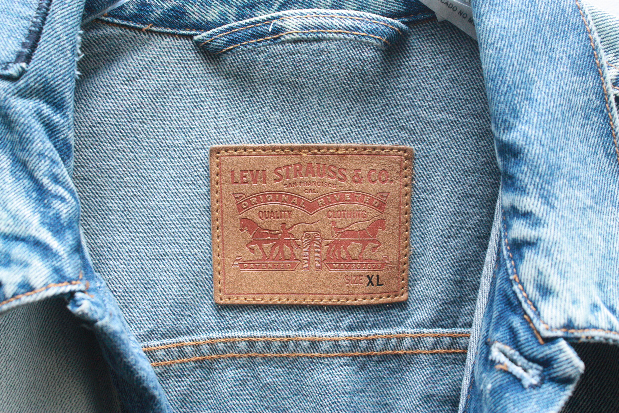 levi's patchwork denim jacket