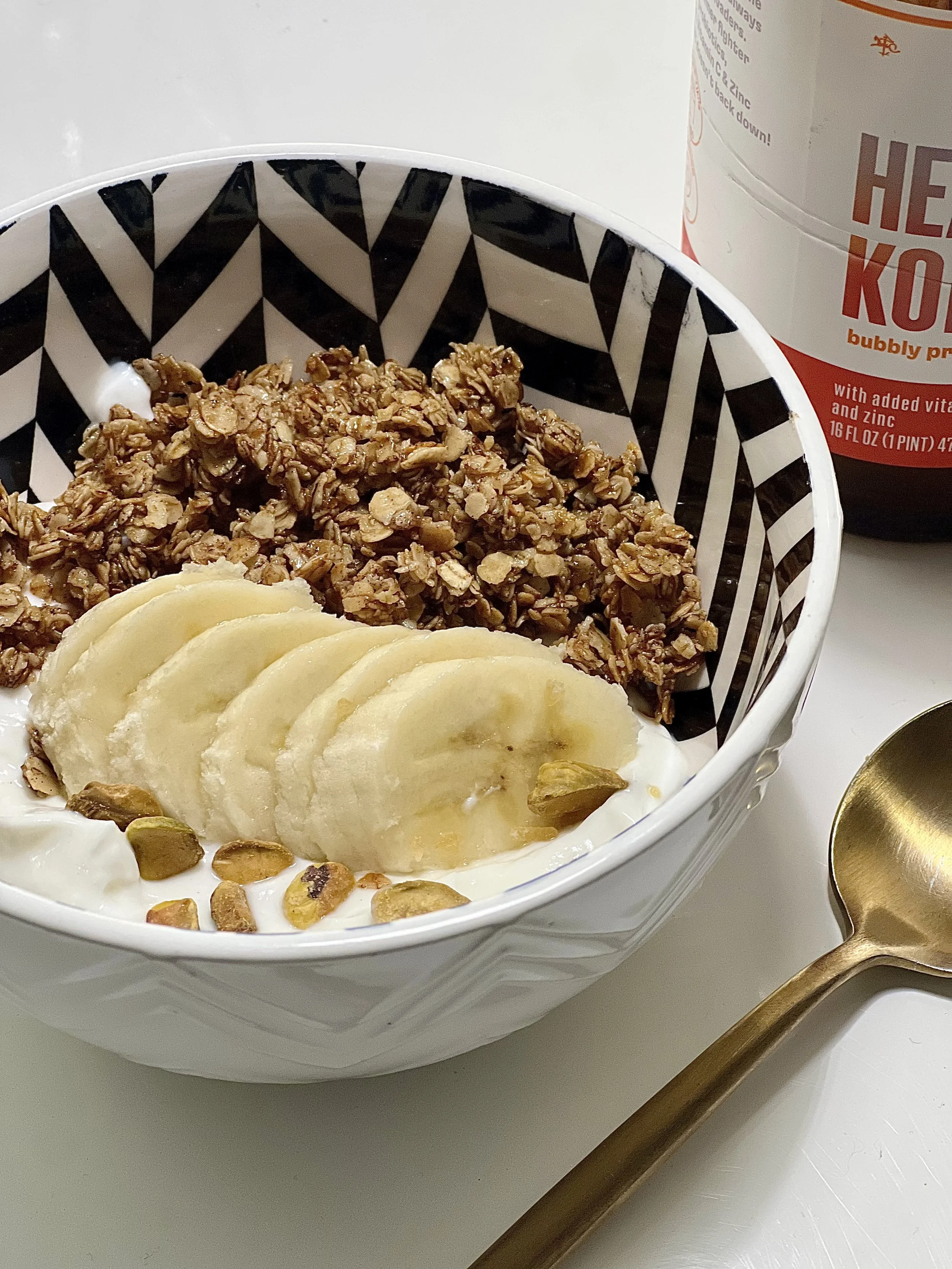 Skillet Toasted Honey Oats  + Yogurt Bowl