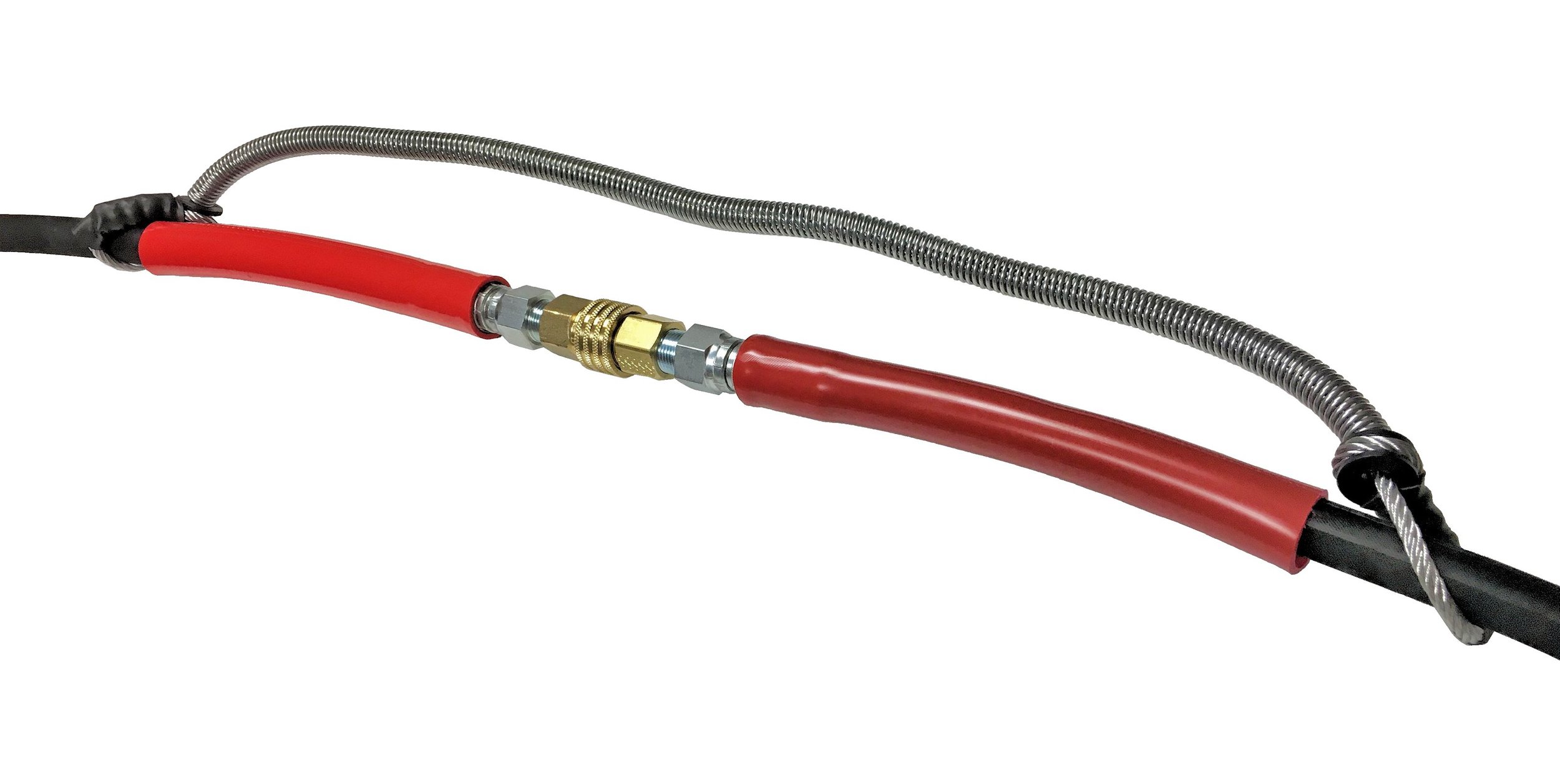 Whipcheck Safety Cables for 1/2-6" hose/tube King Cable pneumatic hose restraint 