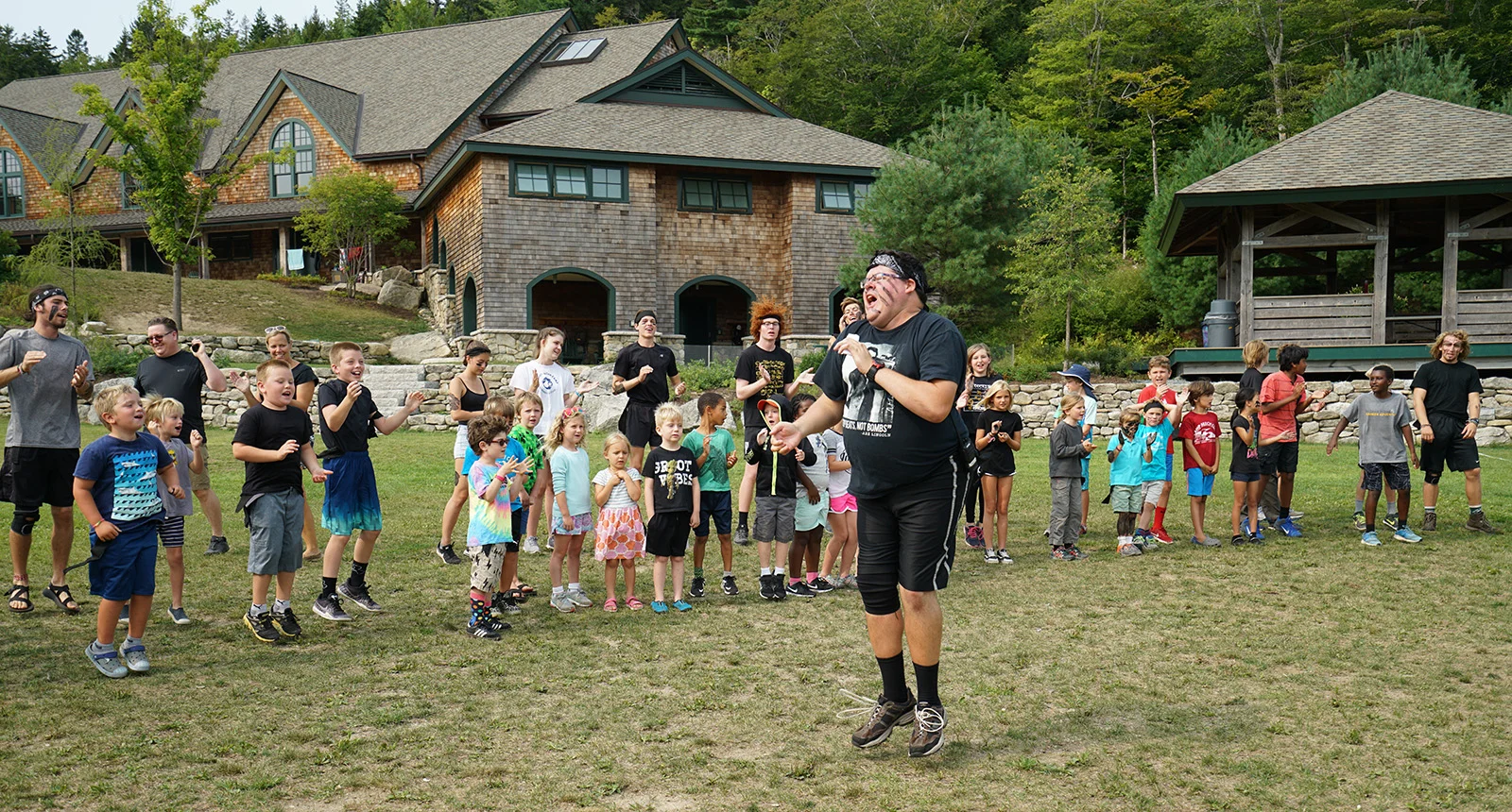 Of course Matt’s team won the big capture the flag game. Somehow the camp director’s team always wins…