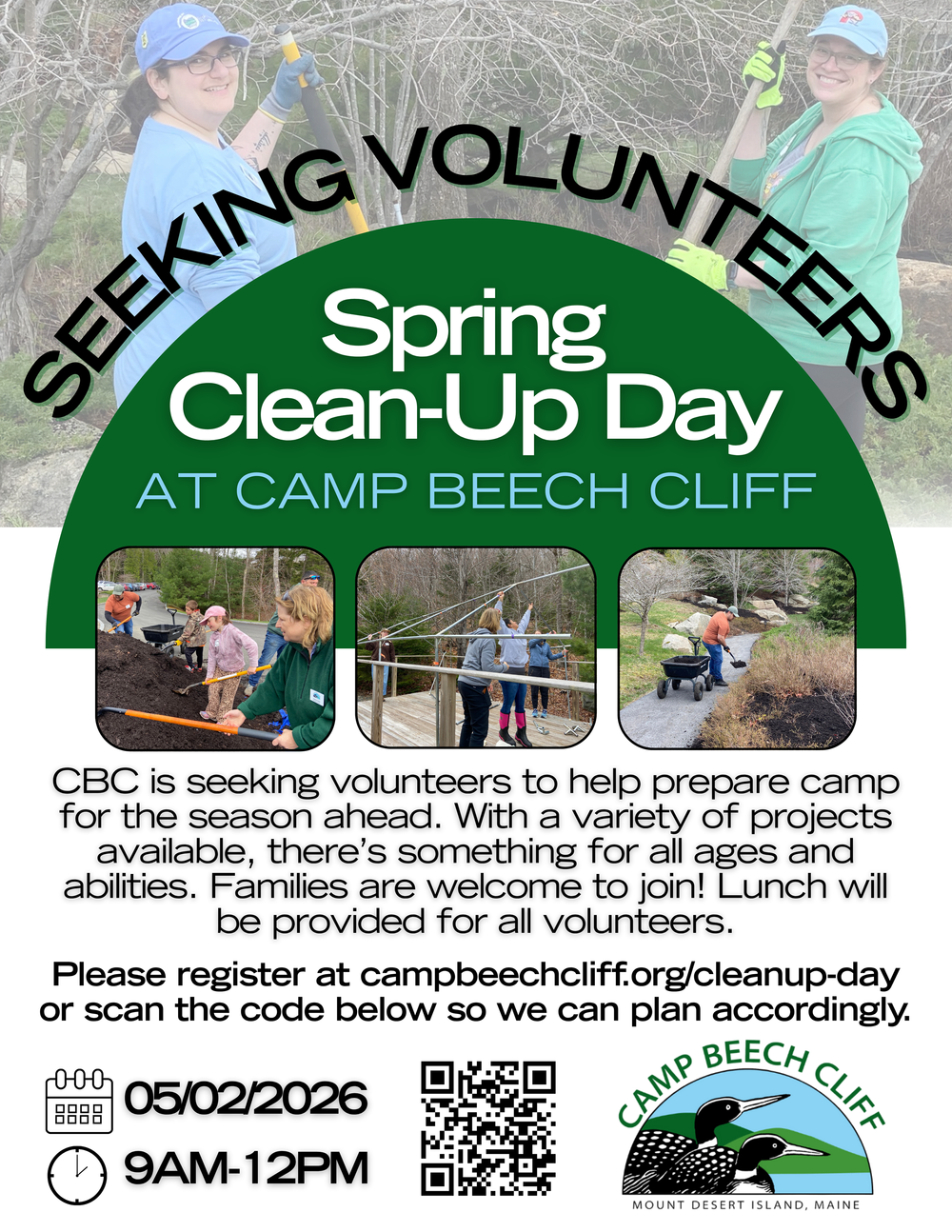 Volunteer Clean Up Day — Camp Beech Cliff