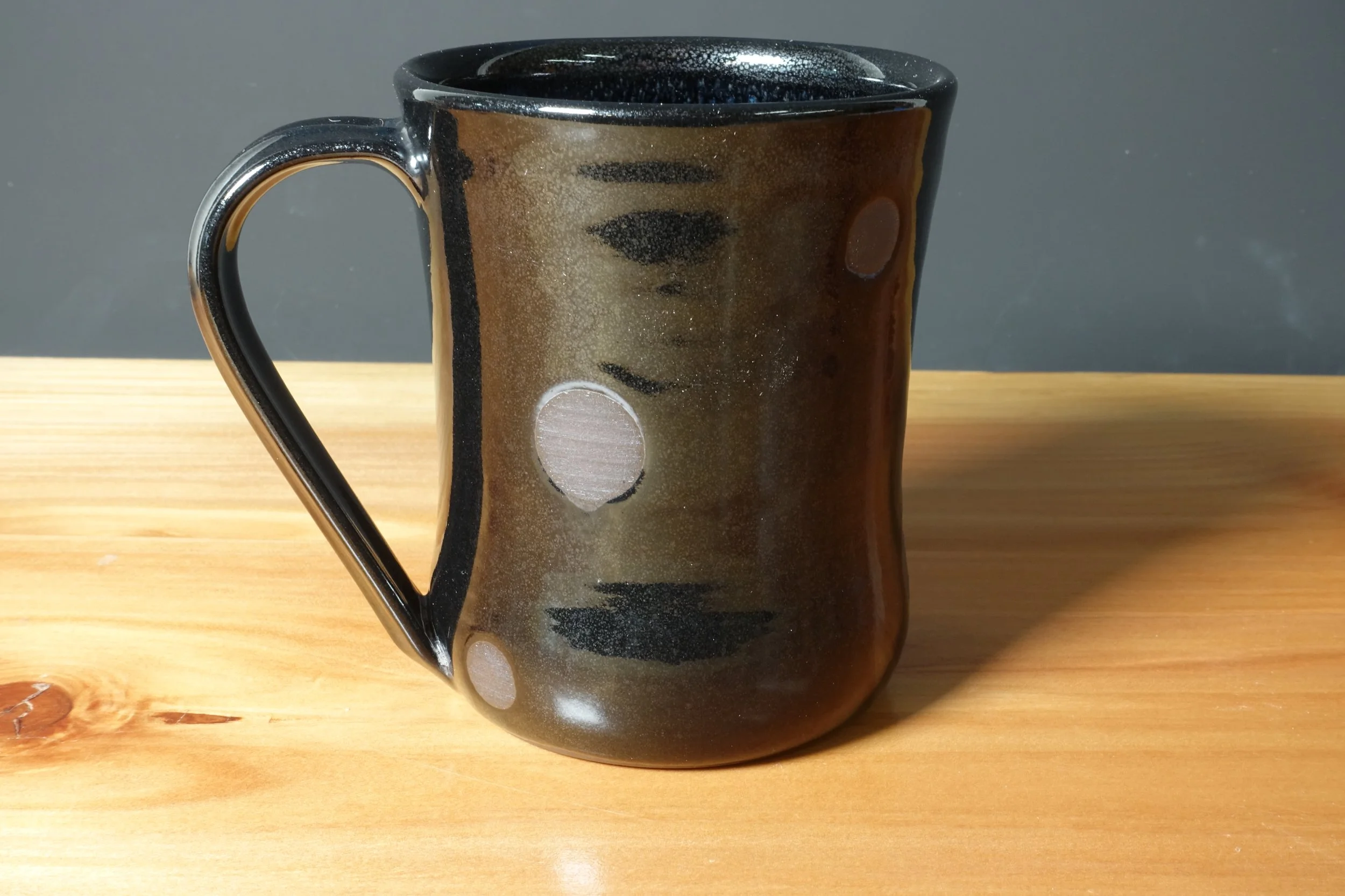 Mug - 14 oz - Oil Spot/Floating Blue - Dots