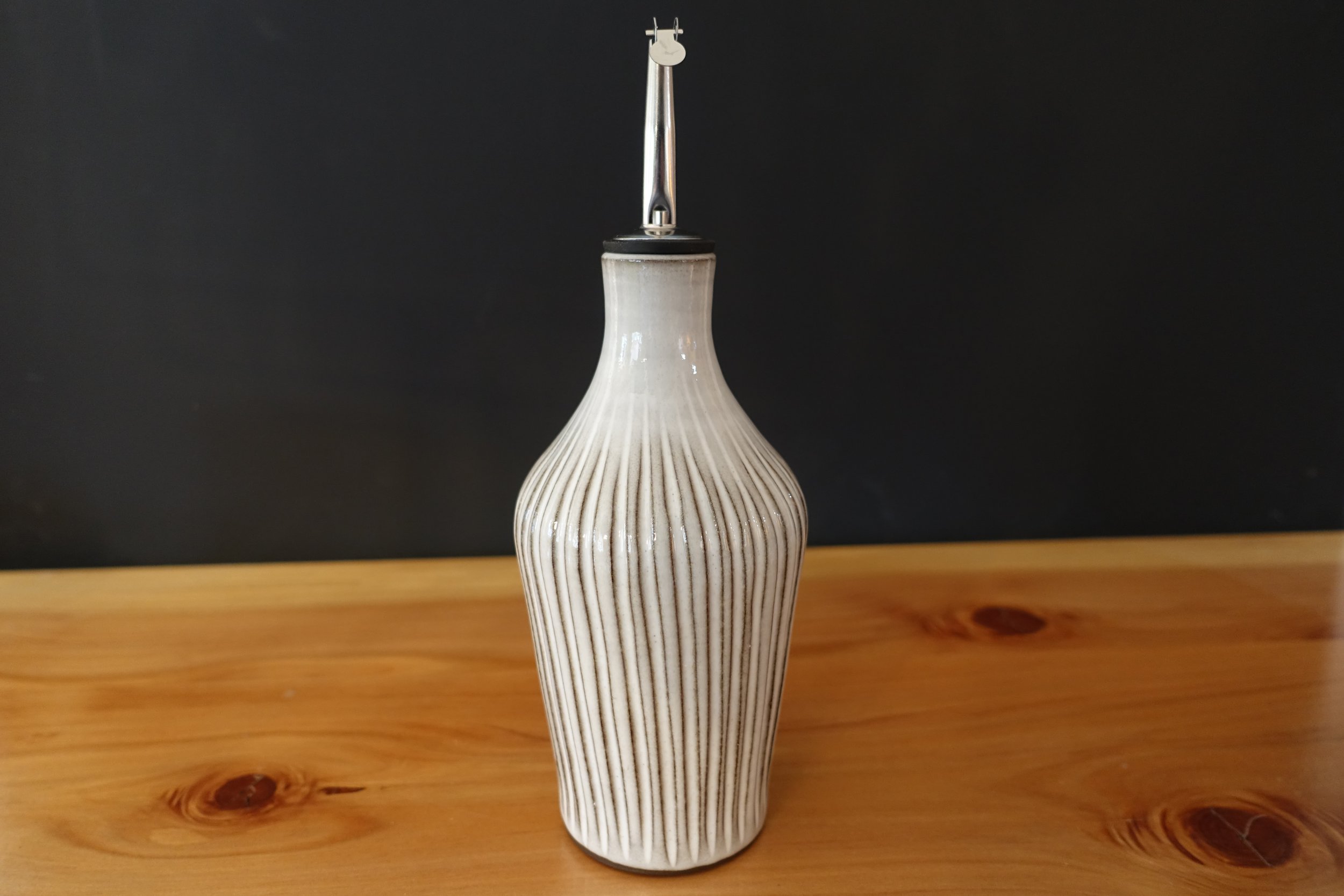 Oil Cruet - Carved