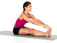 1. Seated Toe Touch