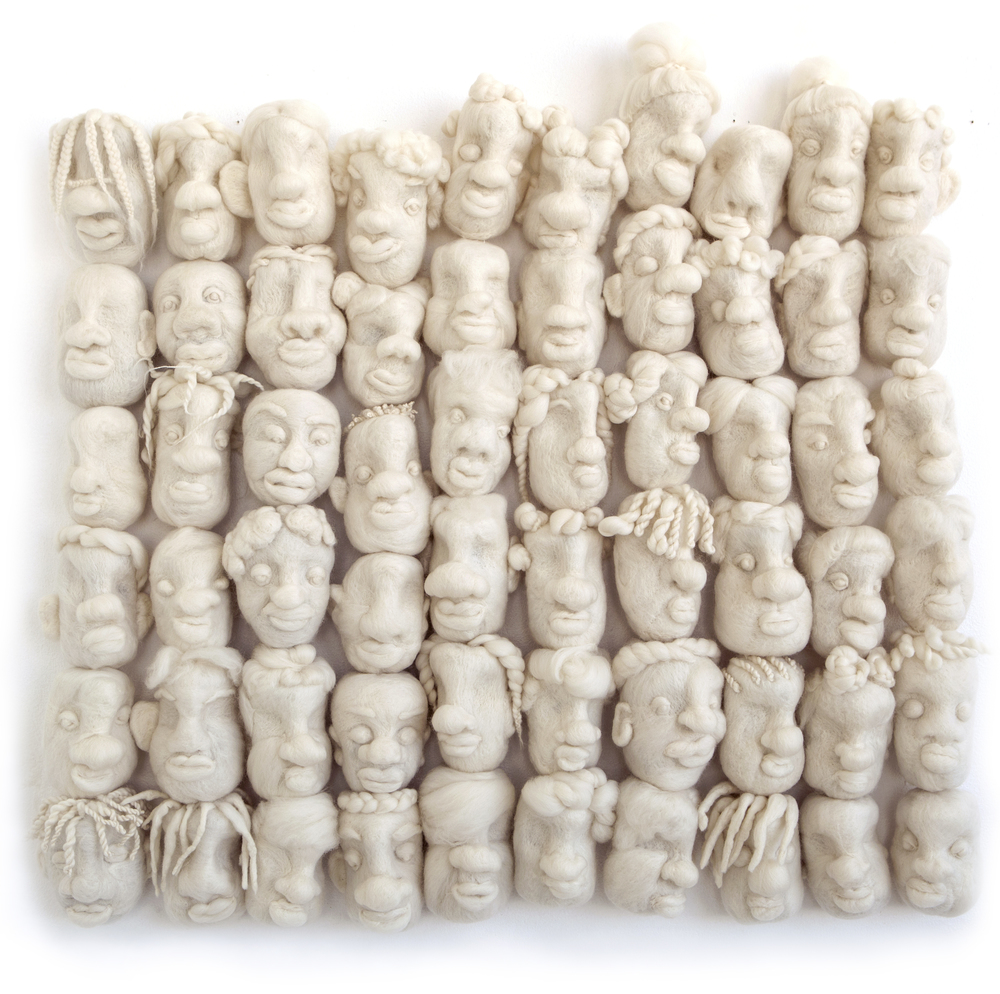 Concealer | merino wool, wire | 31" x 27" x 3" | 2016