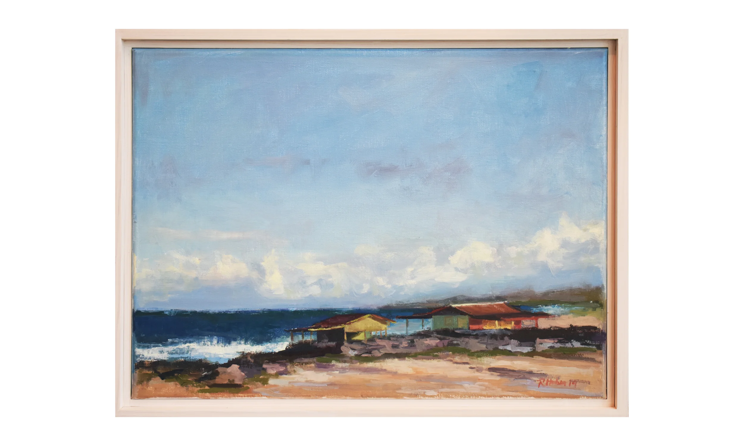 Aruba Coast, oil on canvas, 12” x 16”, $425 Contact us for purchase