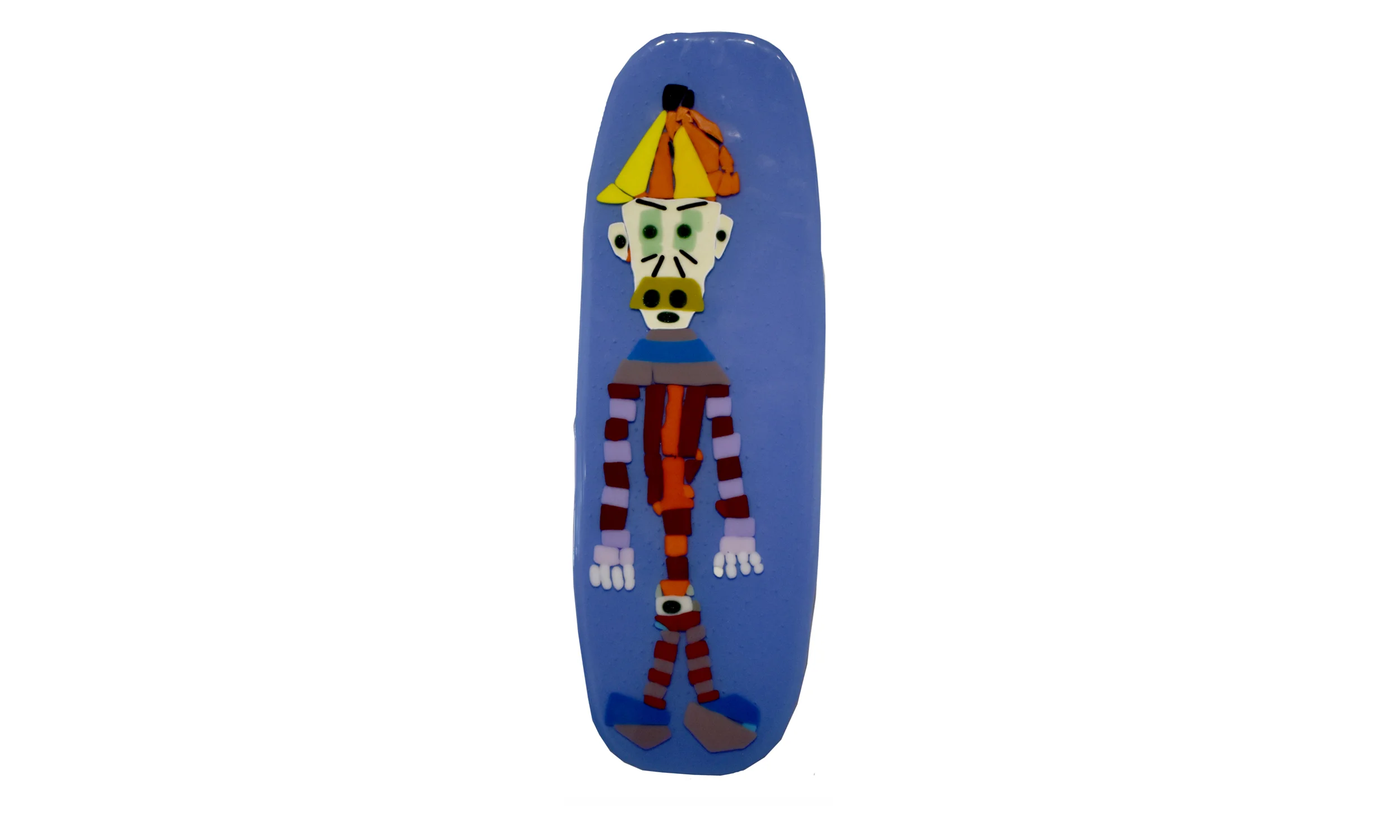 Twofoot Guy: Untitled (by Mark Trezise), fused glass, $350 (SOLD)