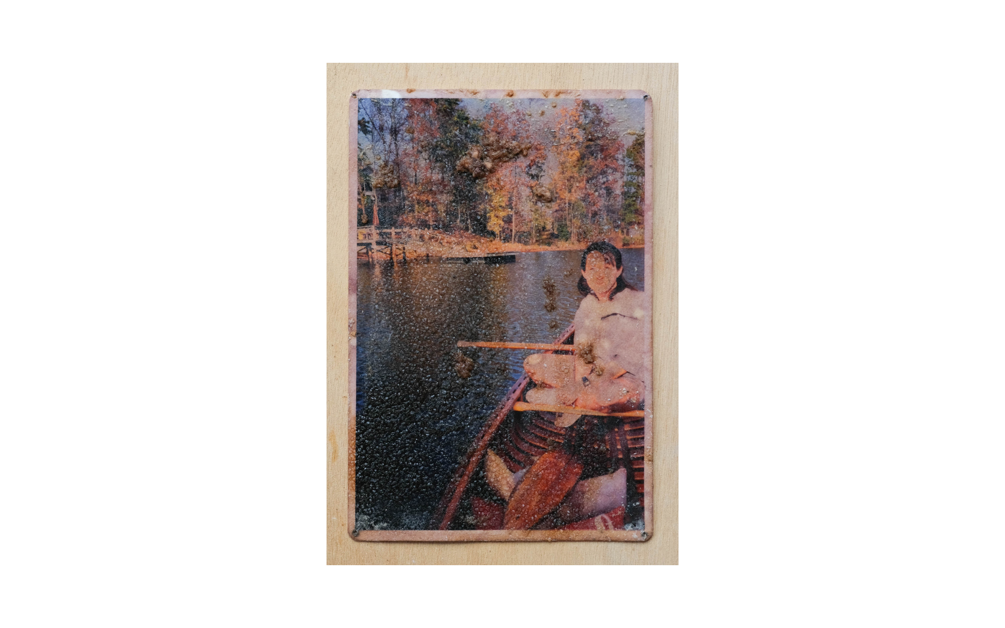  Brienna Kane,  Jam Photo 02 , 4 x 6” inkjet print, blackberry jam, time (Not for sale) 