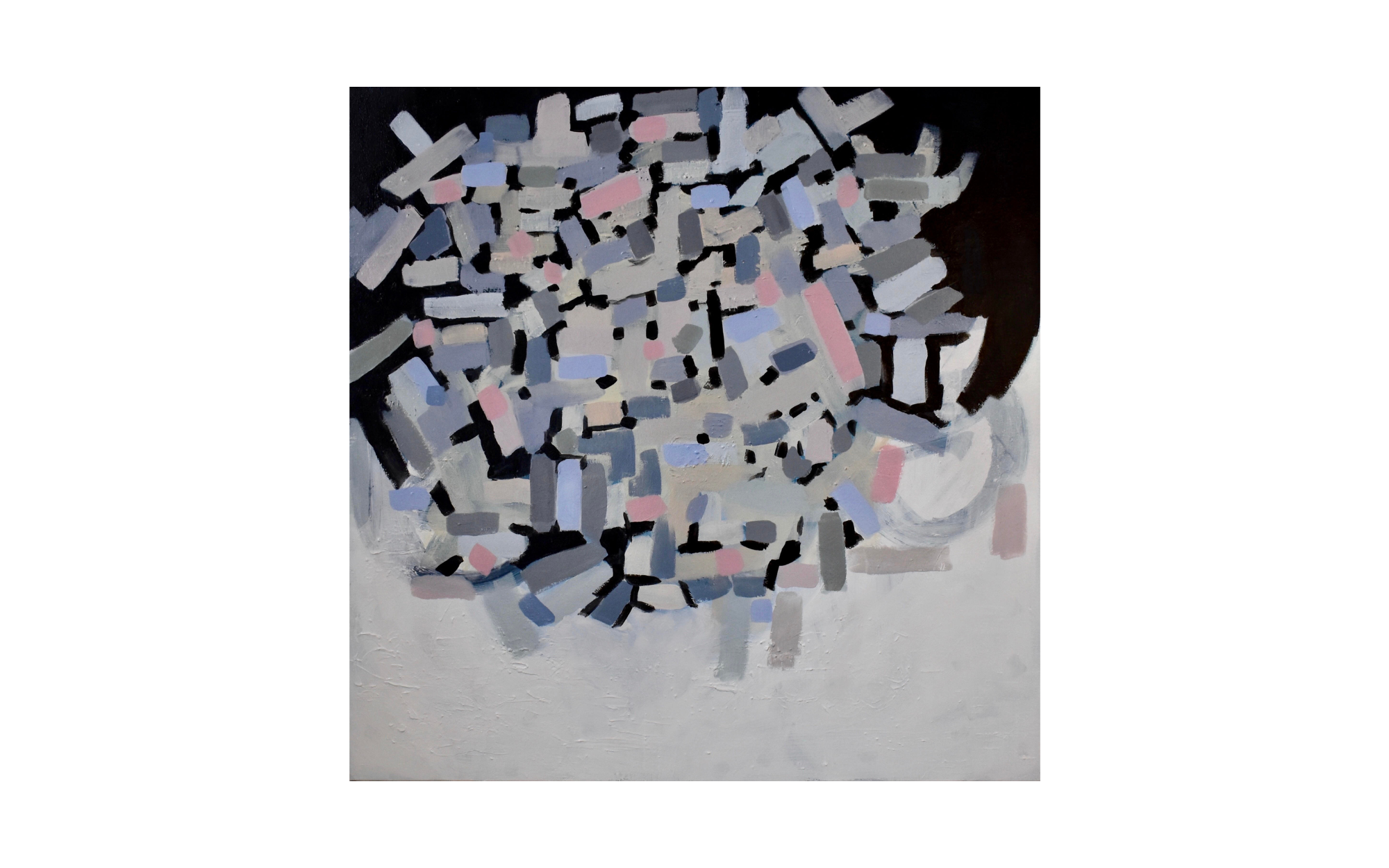  Madeline Silk,  Untitled I , 36 x 36" acrylic on canvas, $2,500 