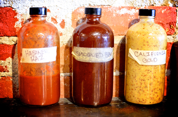 Habanero Raspberry, Smoqued & California Gold BBQ Sauces