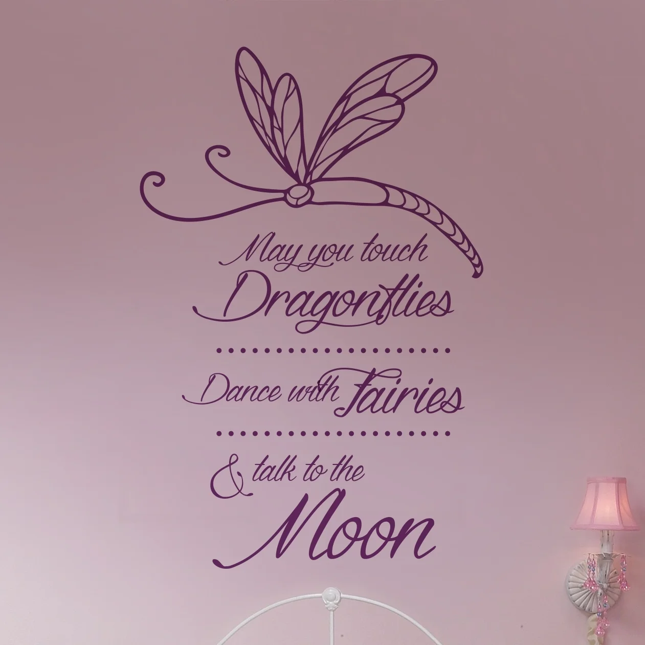 Dragonfly Decal - May You touch Dragonflies