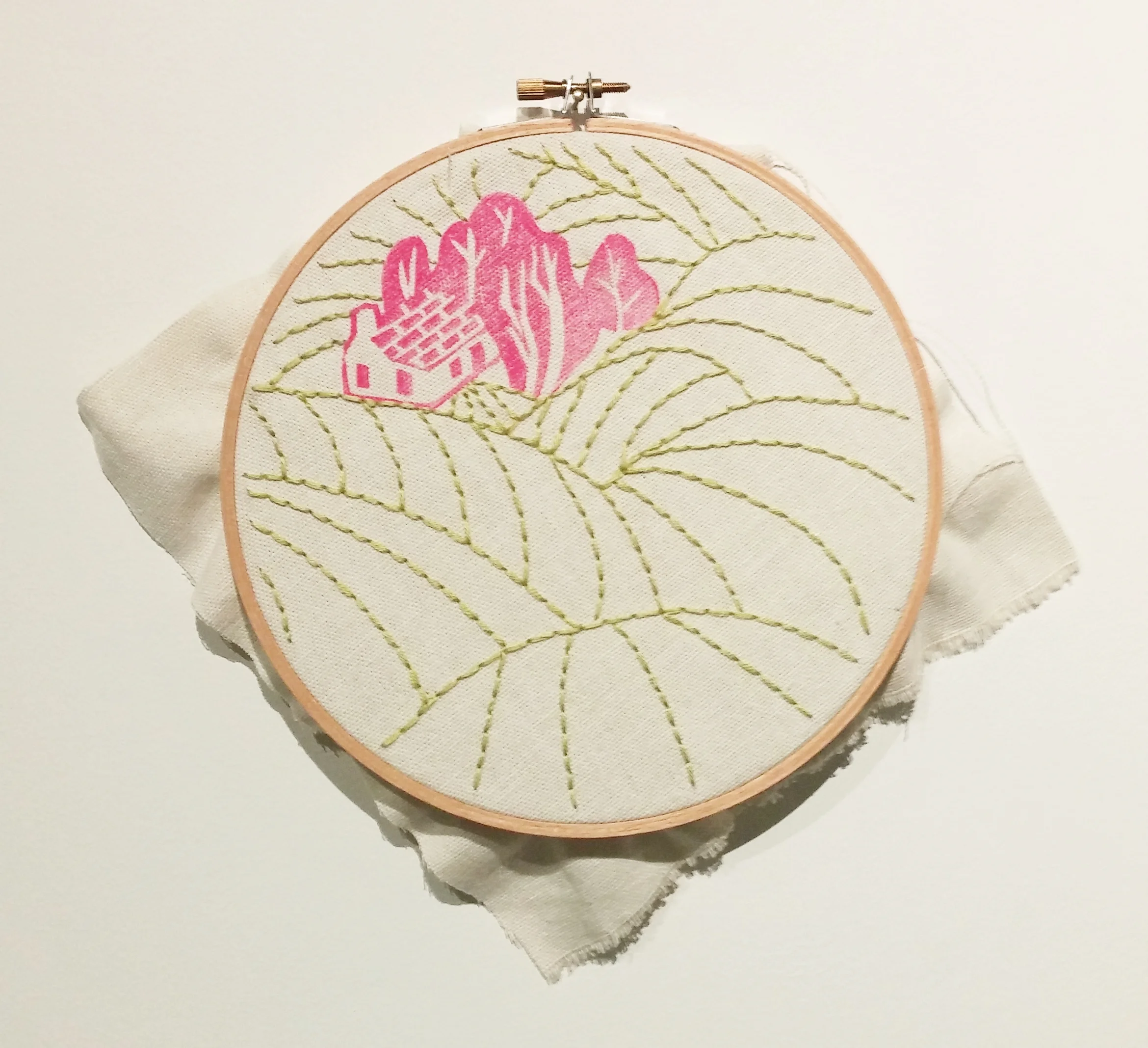 2/3 "Home Series" Embroideries