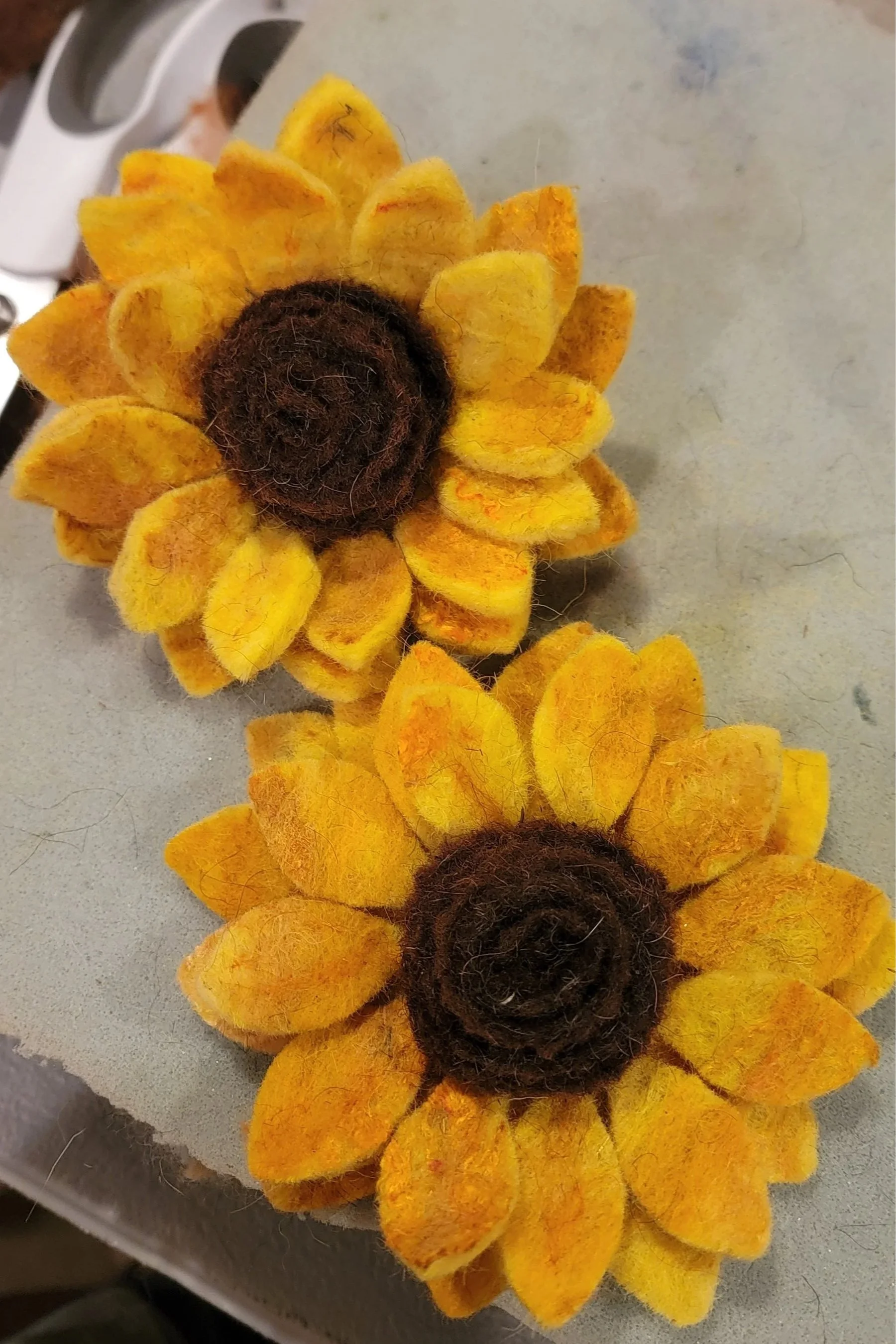 Needle Felted Sunflower Workshop