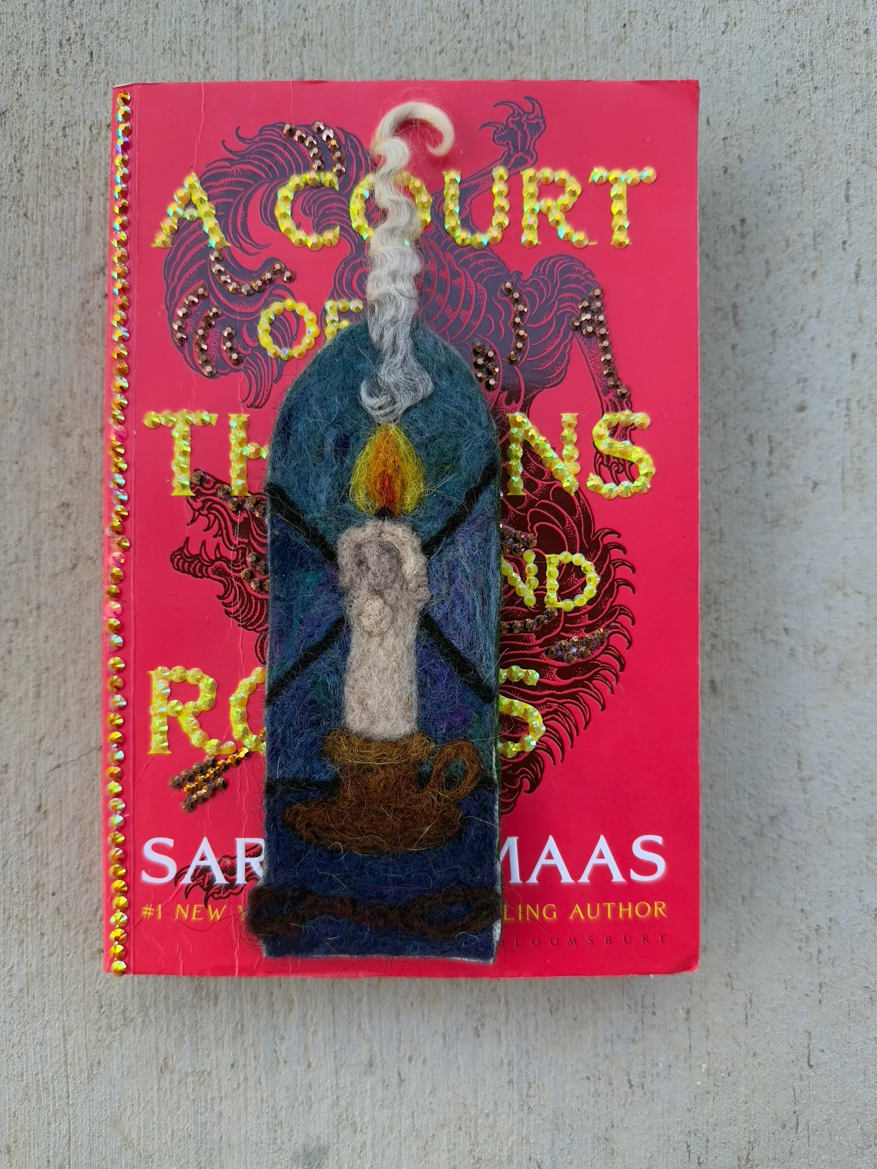 Felted Bookmarks Inspired by the World of ACOTAR Workshop 