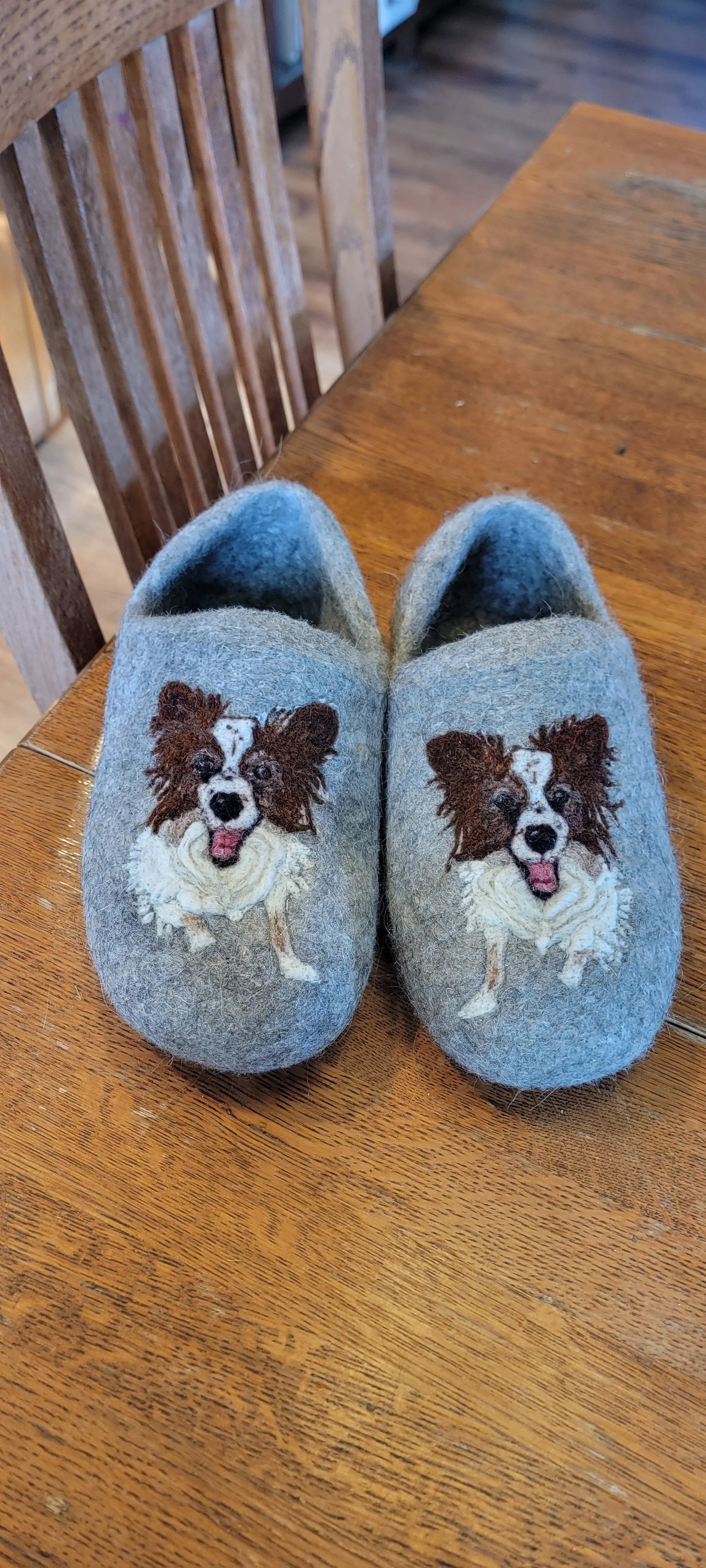 Deposit for Custom Handmade Wool Felted Slippers
