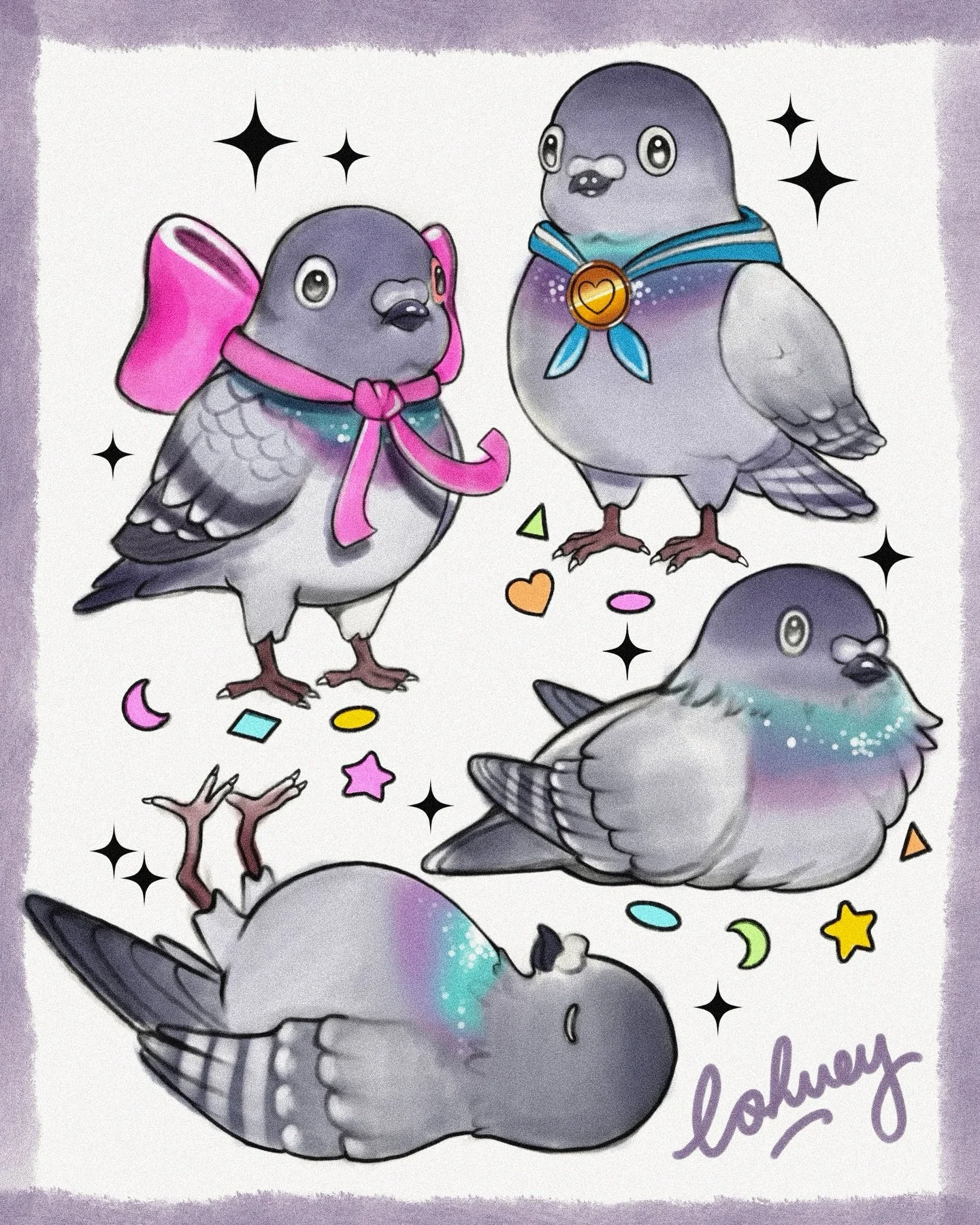 PIGEONS AVAILABLE! 

I have Thursday, Friday, and Saturday open at noon! 🕛 
DM or email to book! 📖 

Cohvey@gmail.com