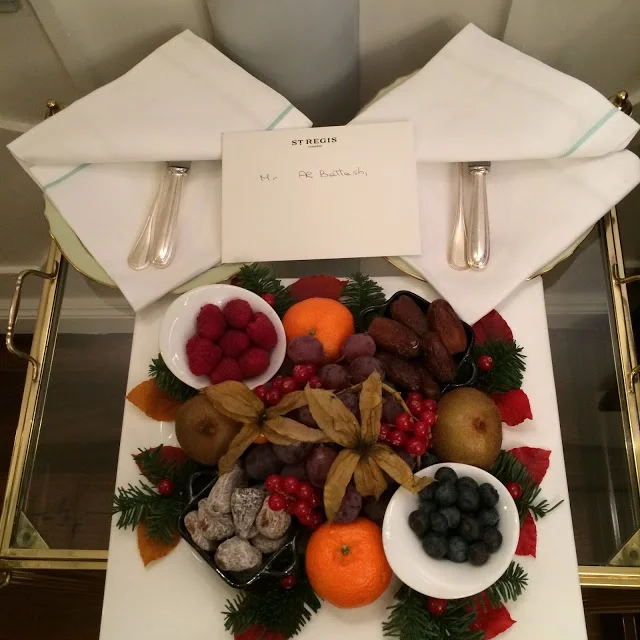  Our welcome bowl of fruits.