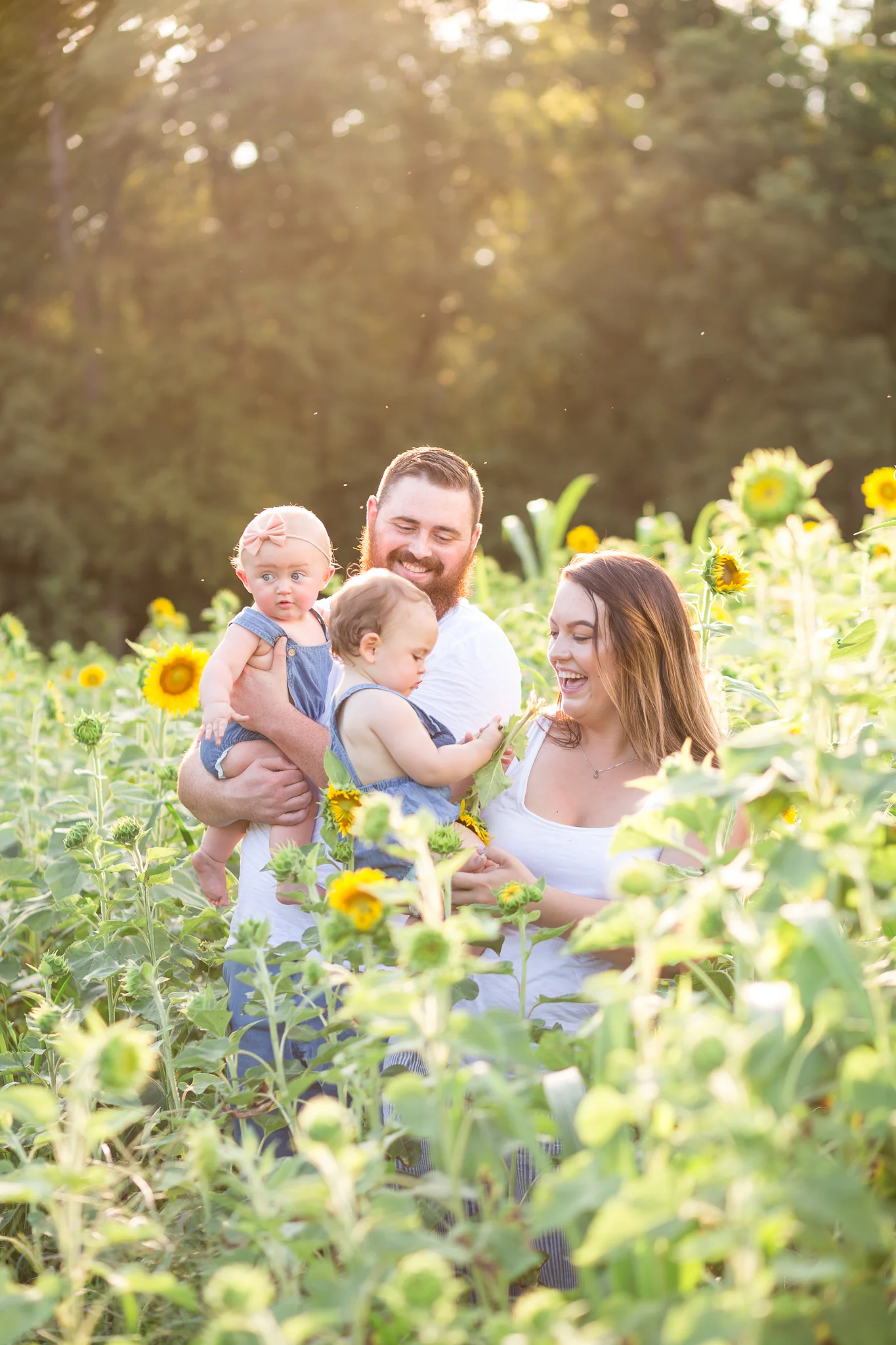 Chesterfield Virginia Sunflower Portrait Session