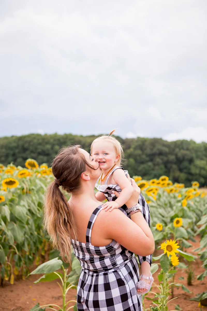 Virginia Sunflower Farm Portrait Session
