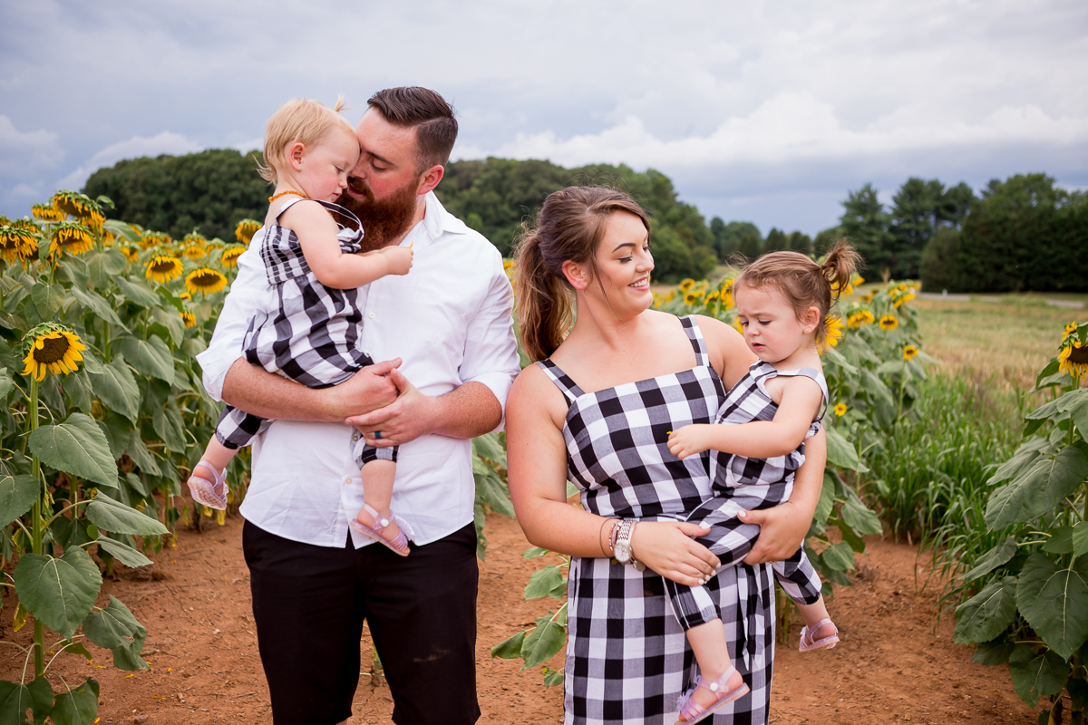 Virginia Sunflower Farm Portrait Session