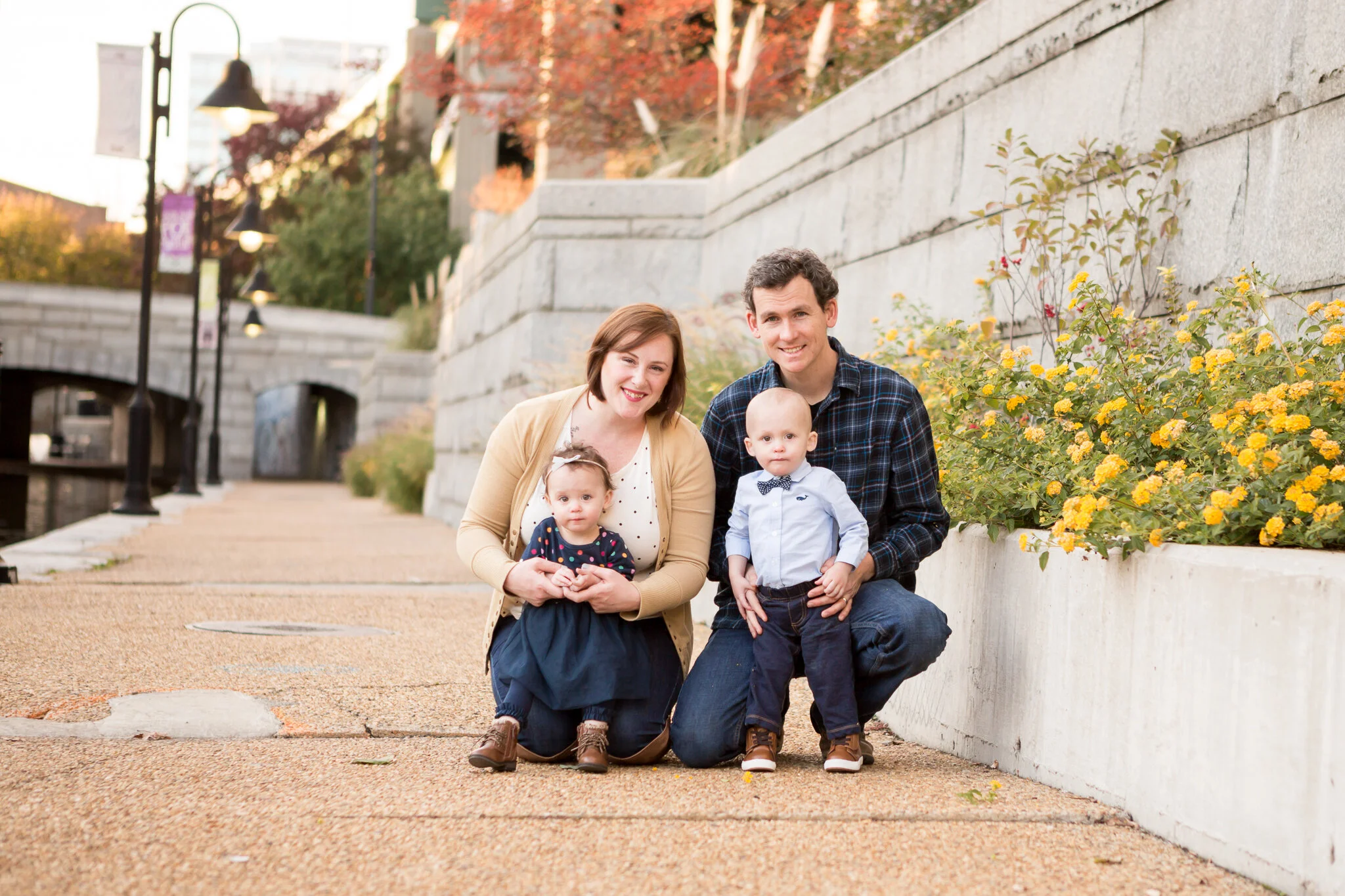 Downtown Richmond Shockoe Bottom Family Photography Session