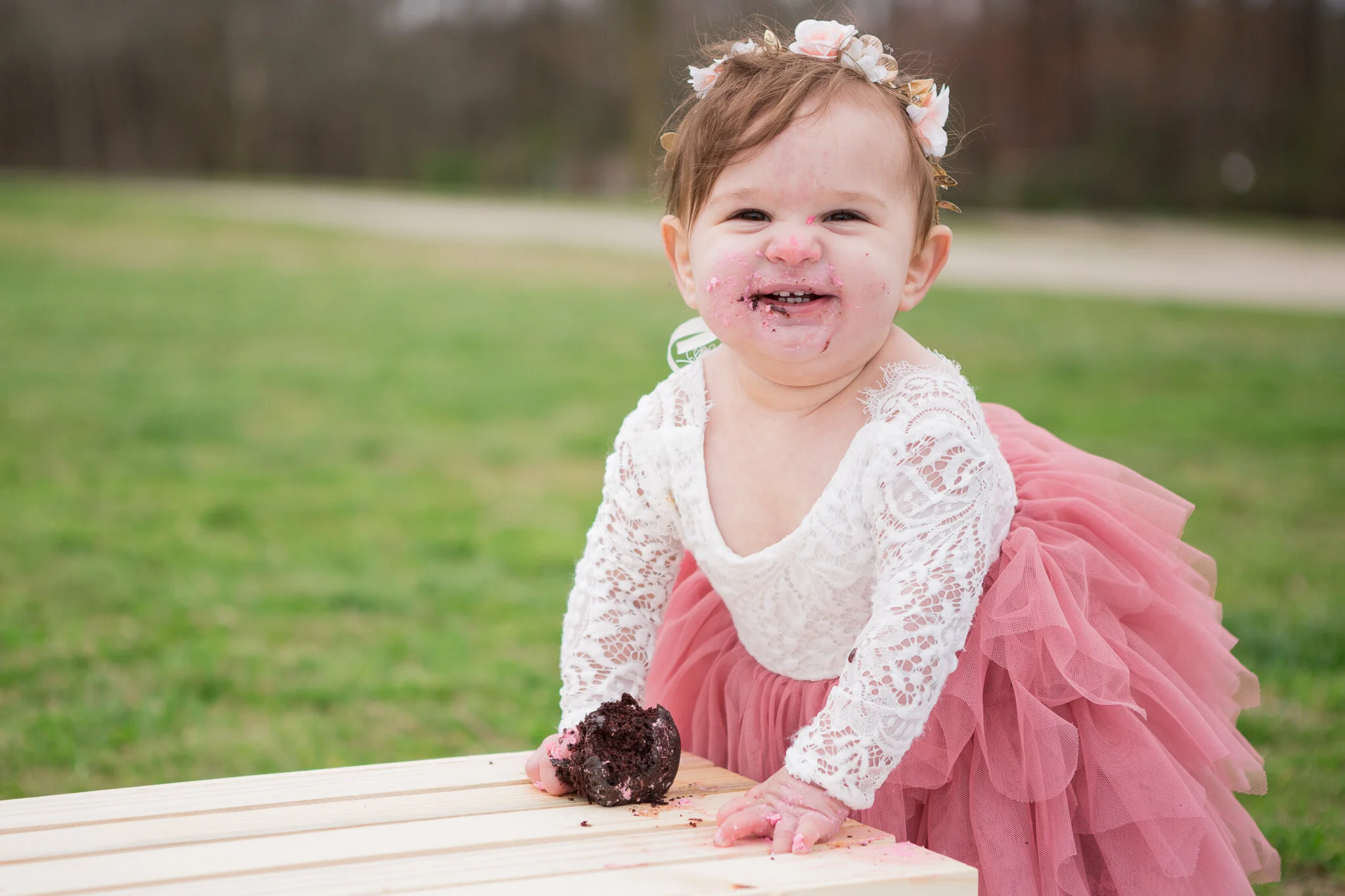 Richmond Virginia Family One Year Cake Smash Photographer
